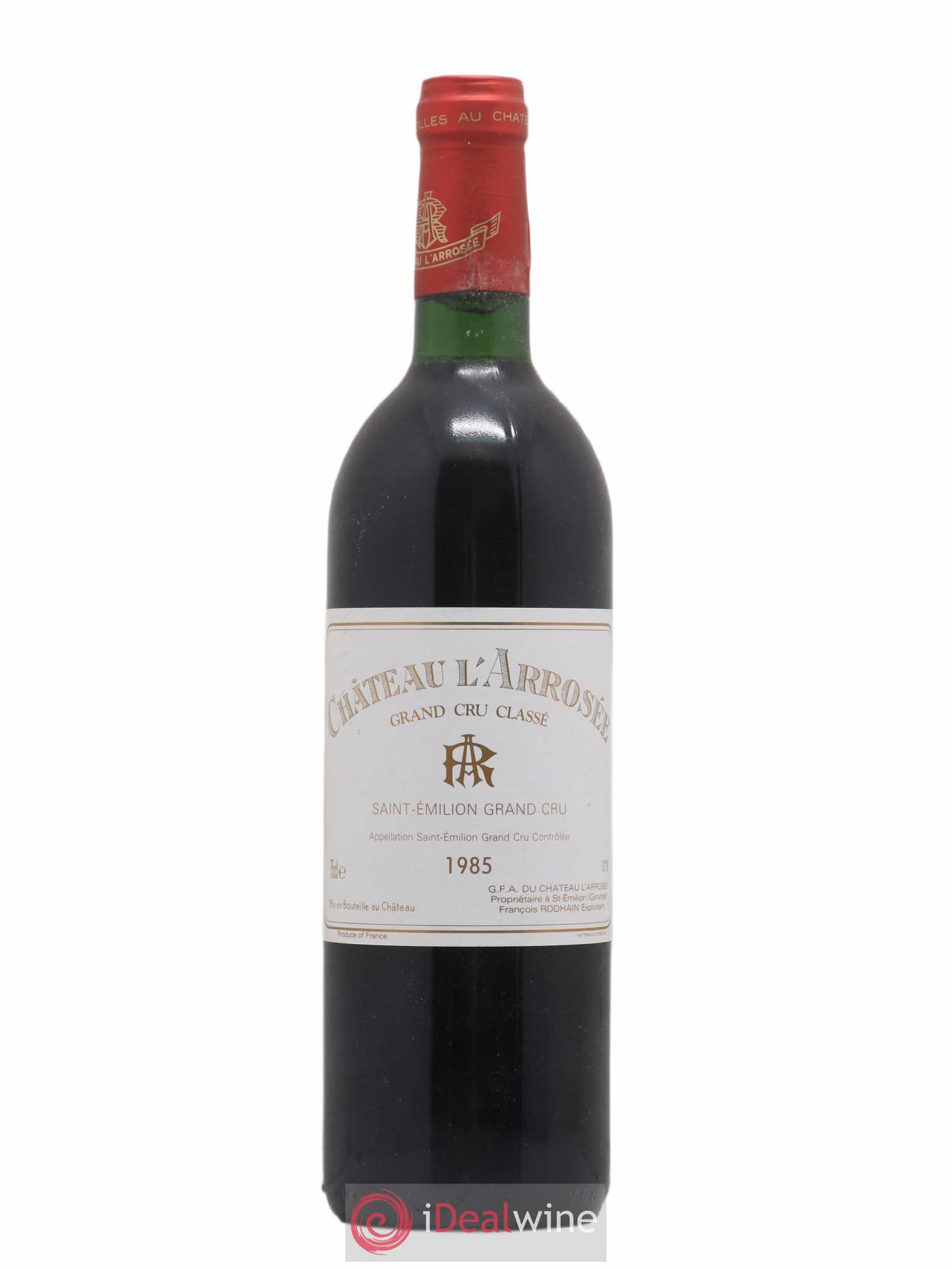 Château l' Arrosée Grand Cru Classé 1985 - Lot de 1 bouteille - 0