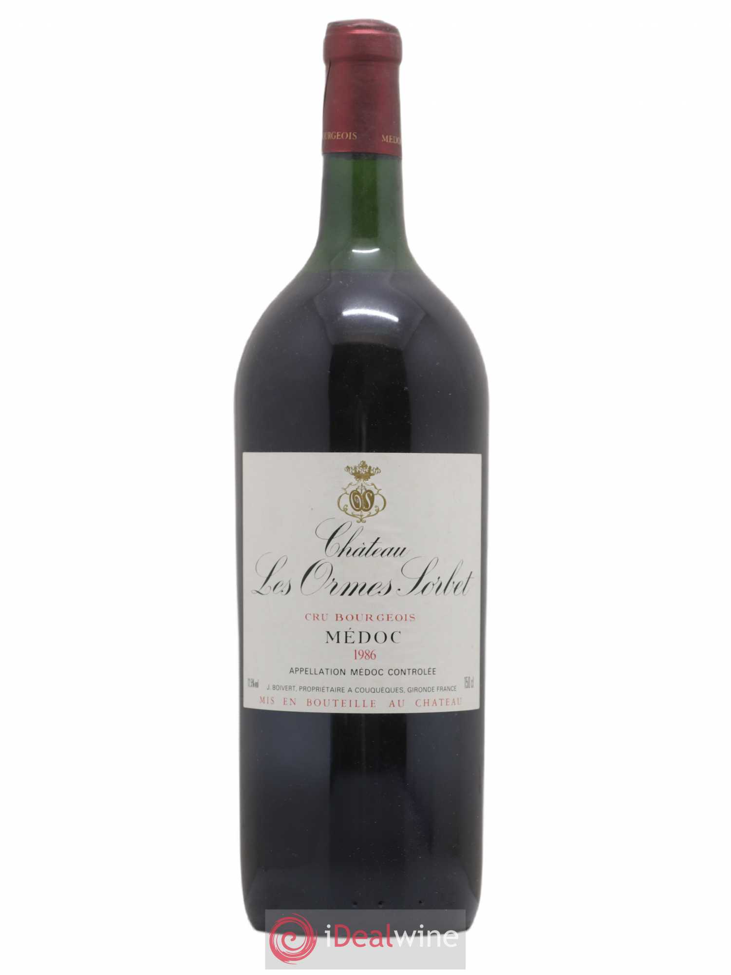 Château les Ormes Sorbet Cru Bourgeois 1986 - Lot de 1 magnum - 0