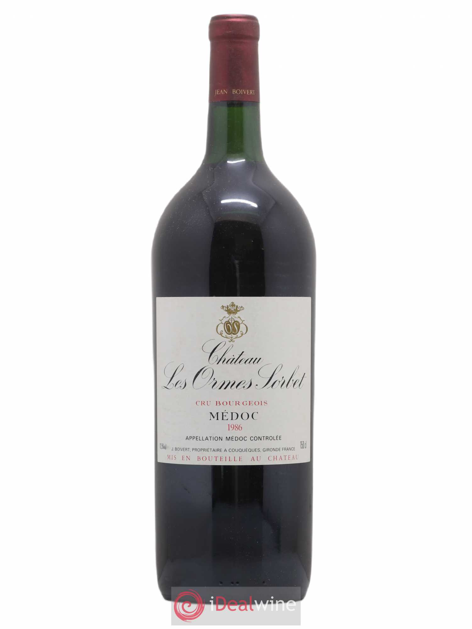 Château les Ormes Sorbet Cru Bourgeois 1986 - Lot de 1 magnum - 0