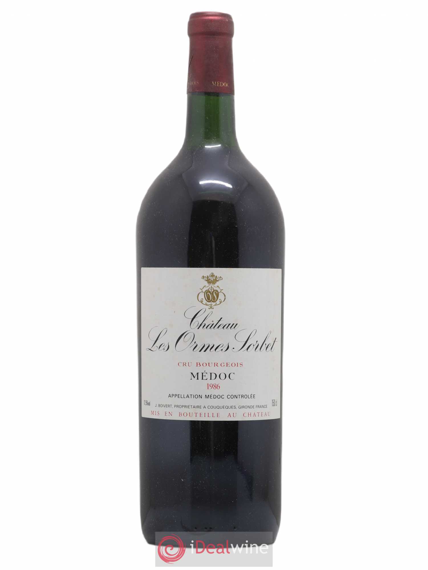 Château les Ormes Sorbet Cru Bourgeois 1986 - Lot de 1 magnum - 0