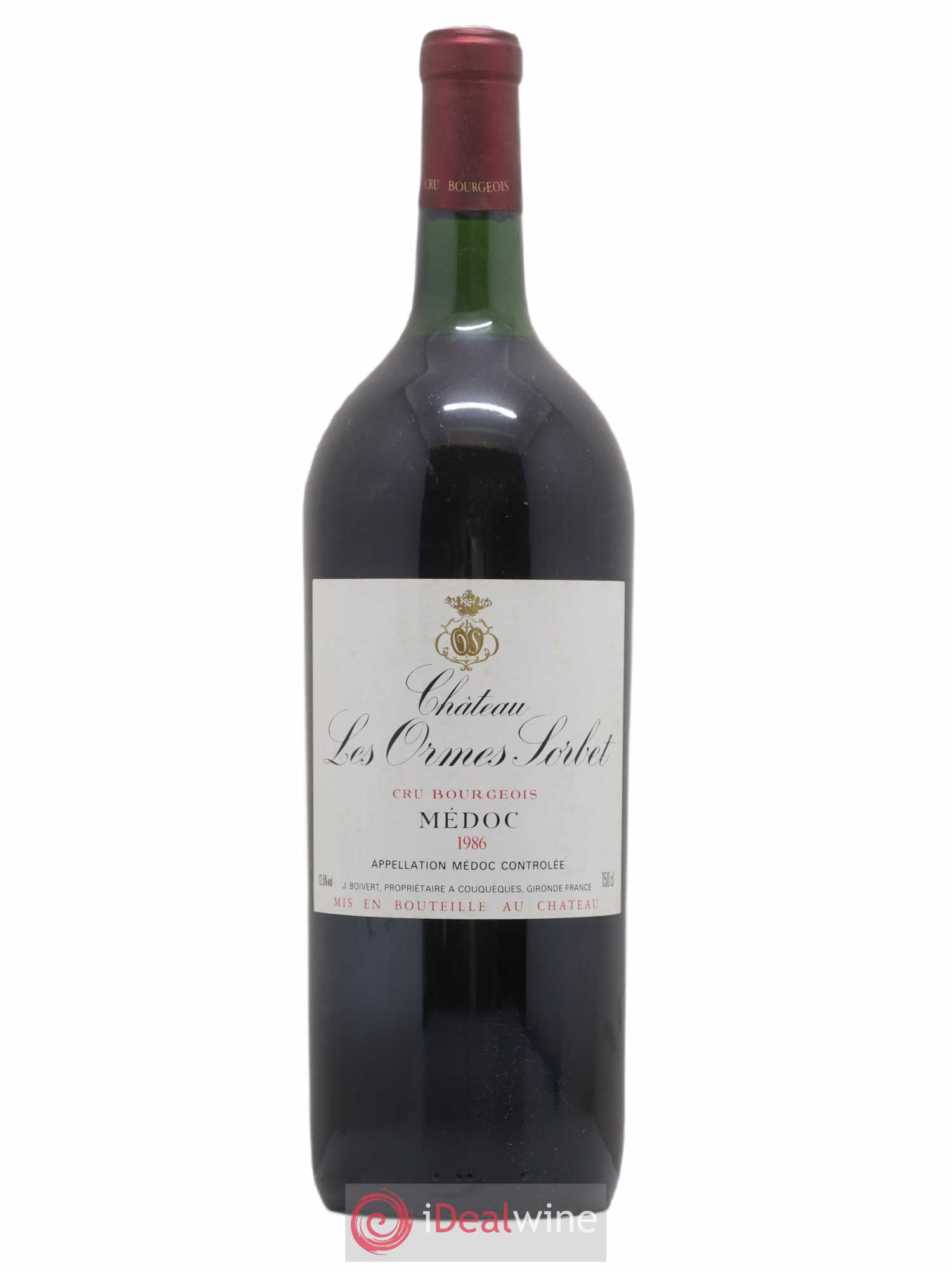 Château les Ormes Sorbet Cru Bourgeois 1986 - Lot de 1 magnum - 0