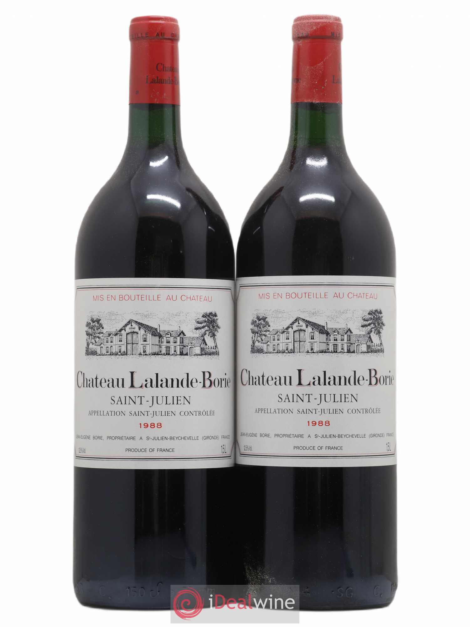 Château Lalande Borie 1988 - Lot de 2 magnums - 0