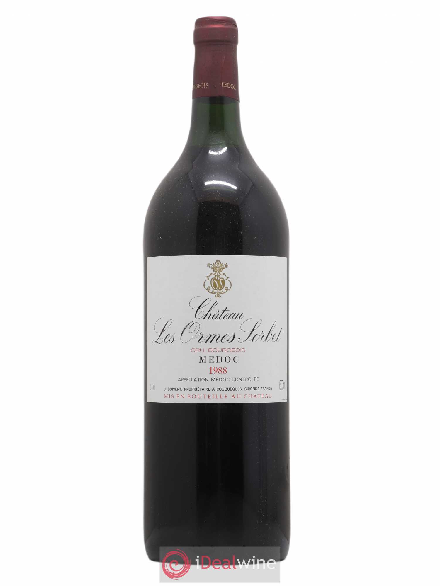Château les Ormes Sorbet Cru Bourgeois 1988 - Lot de 1 magnum - 0