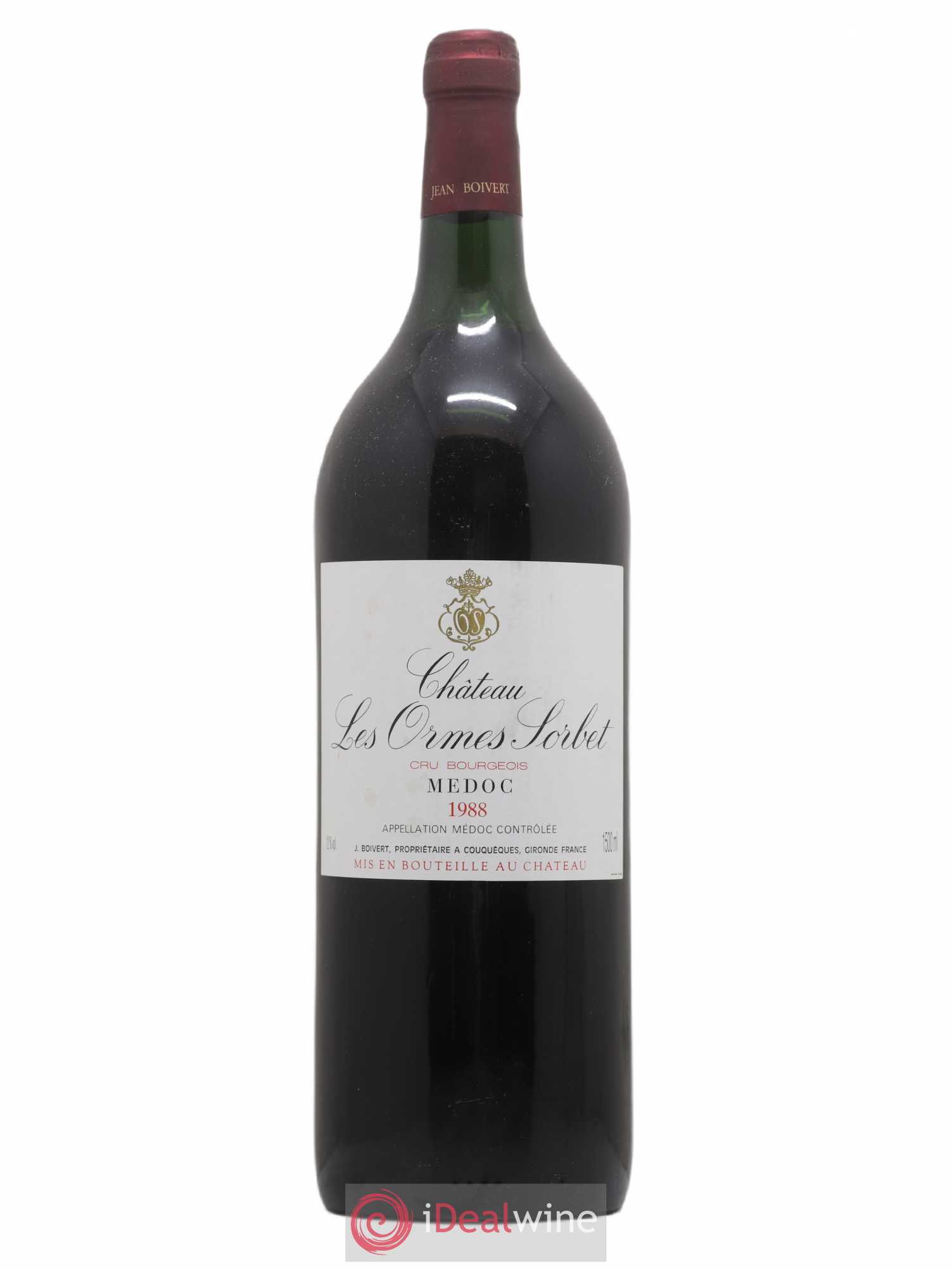 Château les Ormes Sorbet Cru Bourgeois 1988 - Lot de 1 magnum - 0
