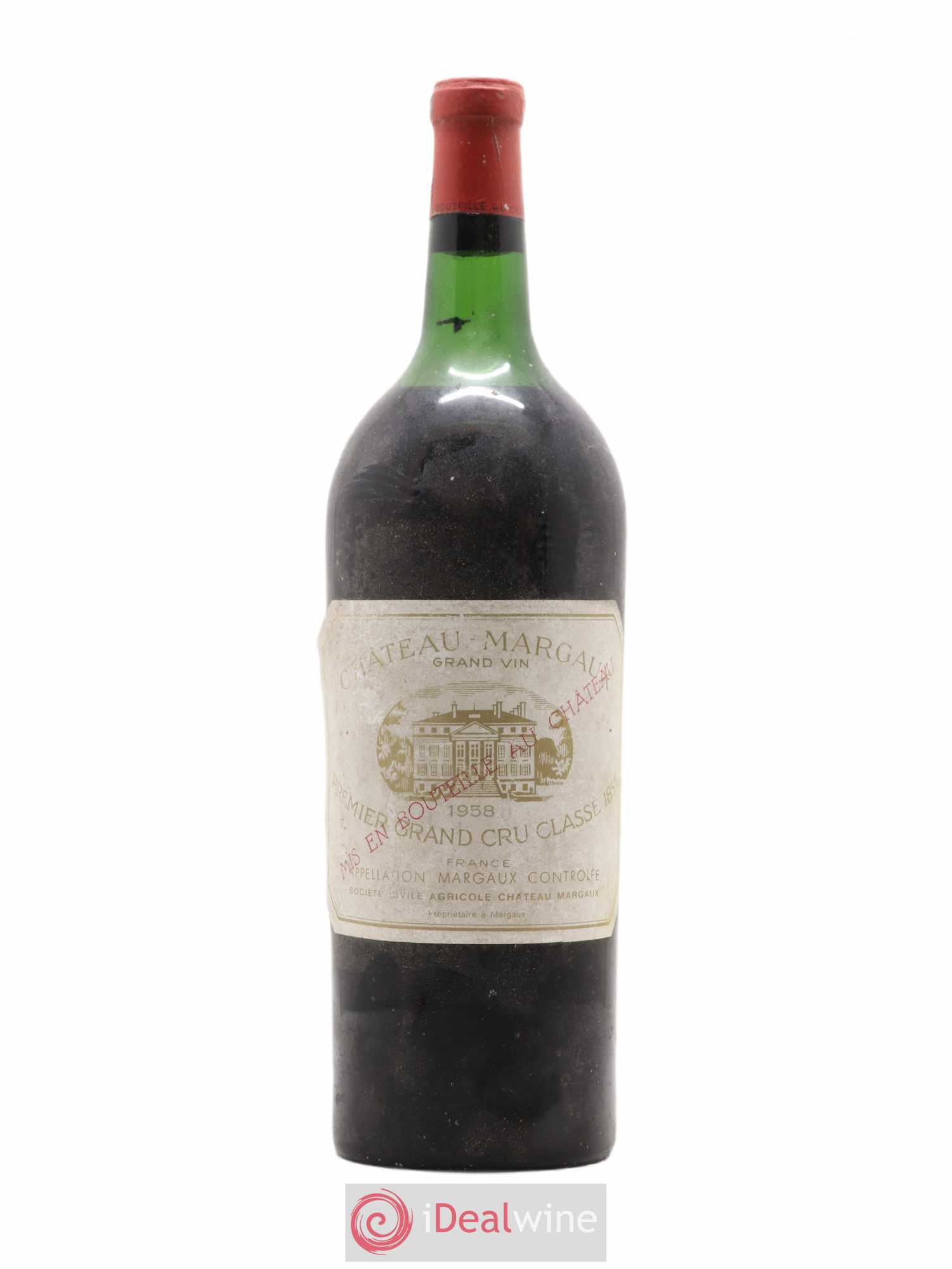 Château Margaux 1er Grand Cru Classé 1958 - Lot de 1 magnum - 0