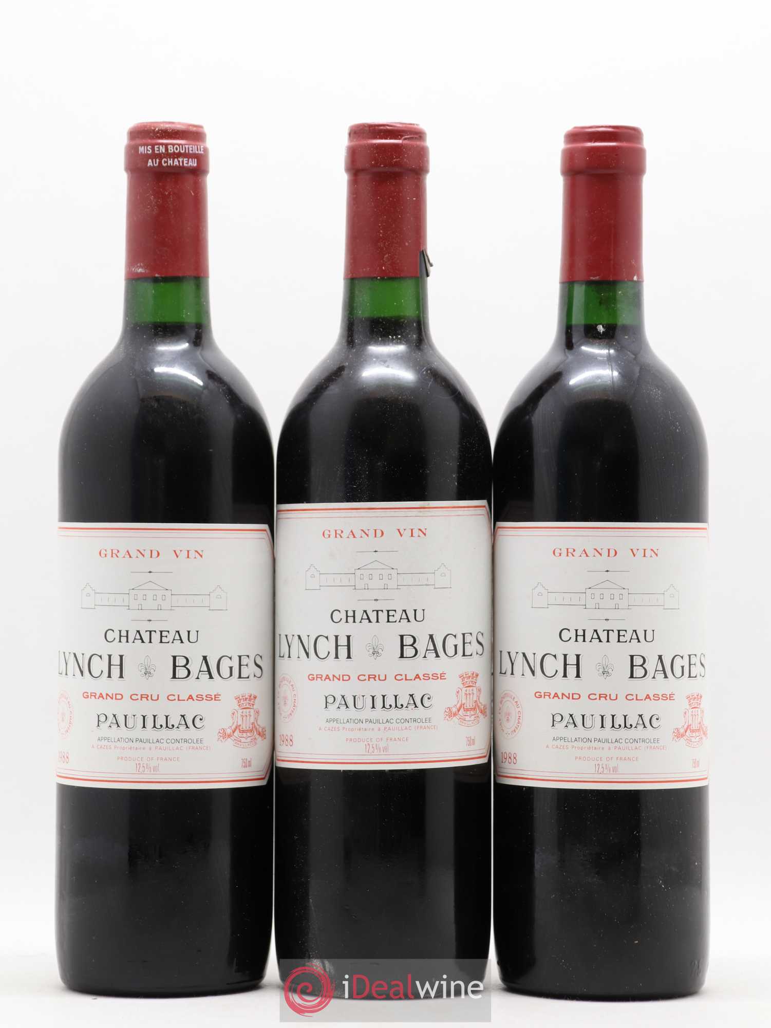 Château Lynch Bages 5ème Grand Cru Classé 1988 - Lot de 12 bouteilles - 2