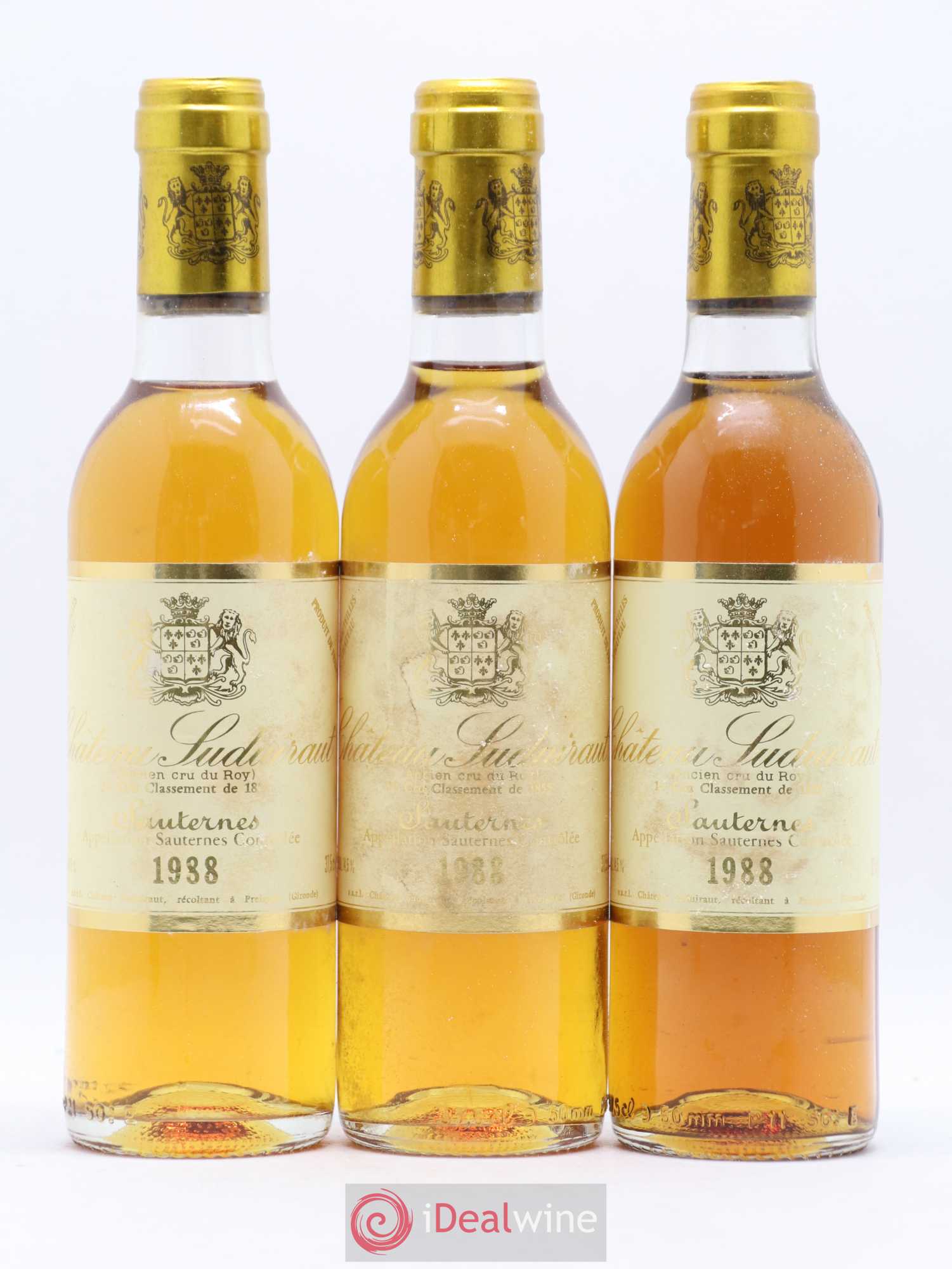 Château Suduiraut 1er Grand Cru Classé 1988 - Posten von 12 Demi-Flaschen - 1