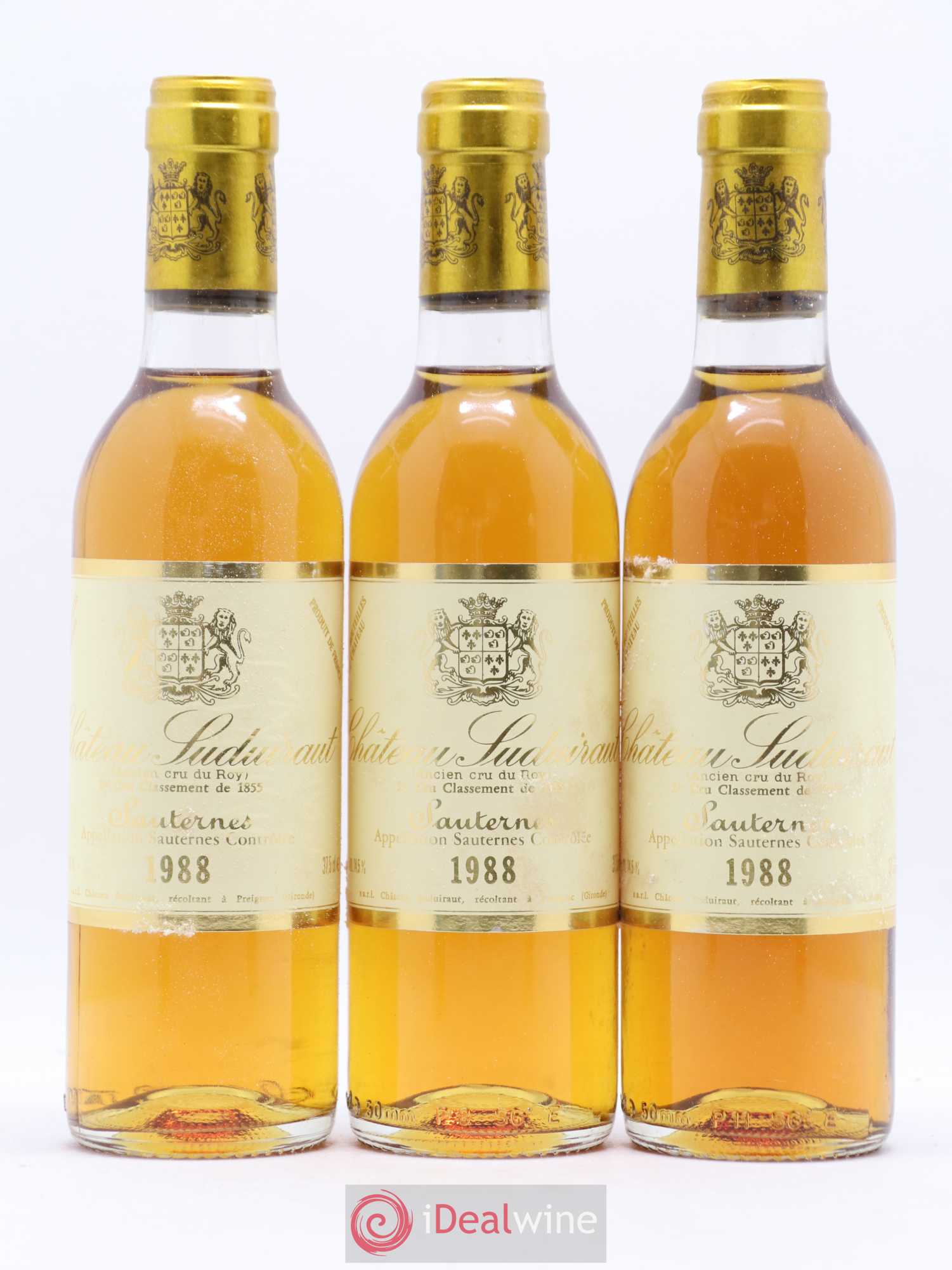 Château Suduiraut 1er Grand Cru Classé 1988 - Posten von 12 Demi-Flaschen - 2