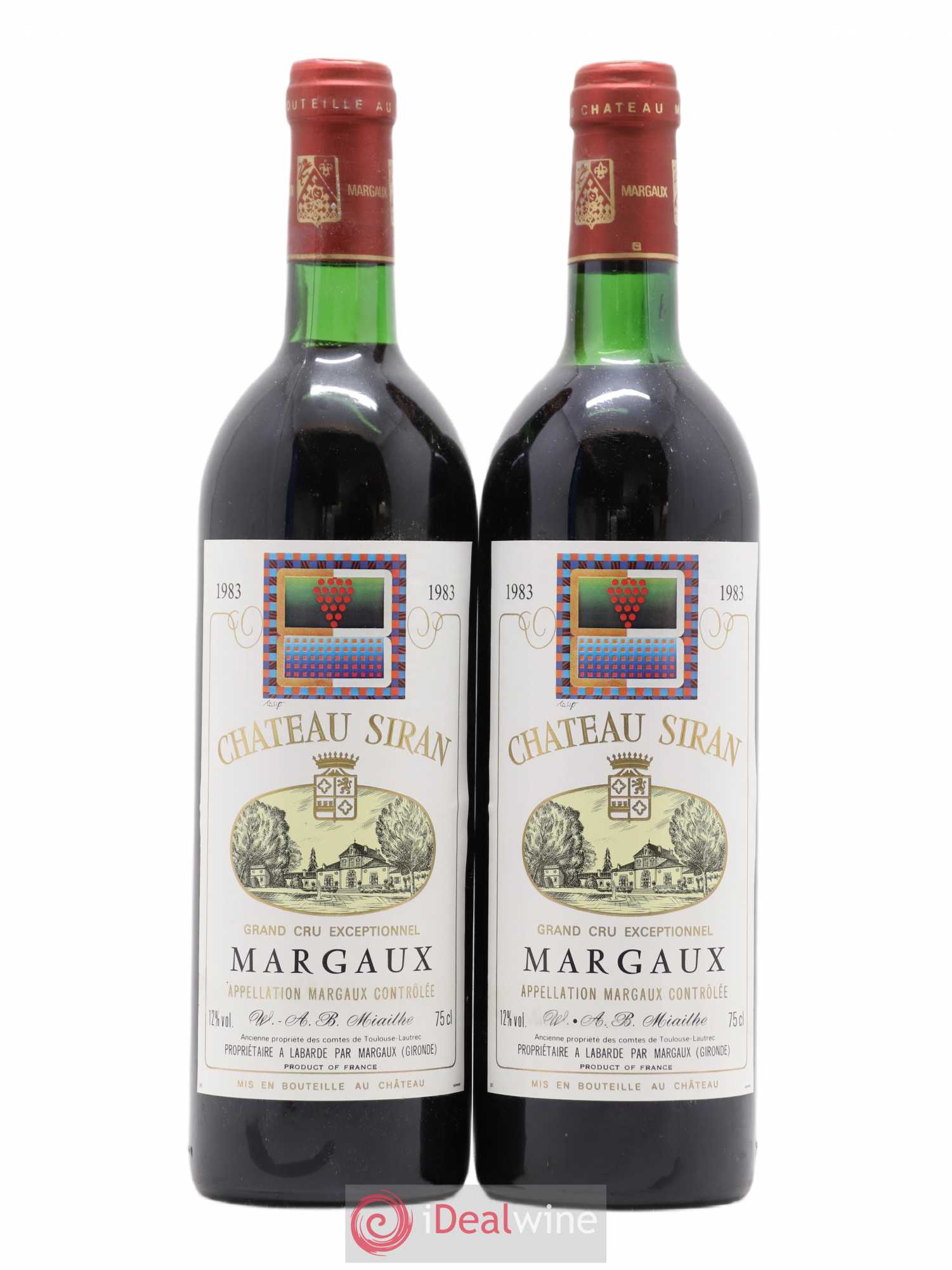 Château Siran 1983 - Lot de 2 bouteilles - 0