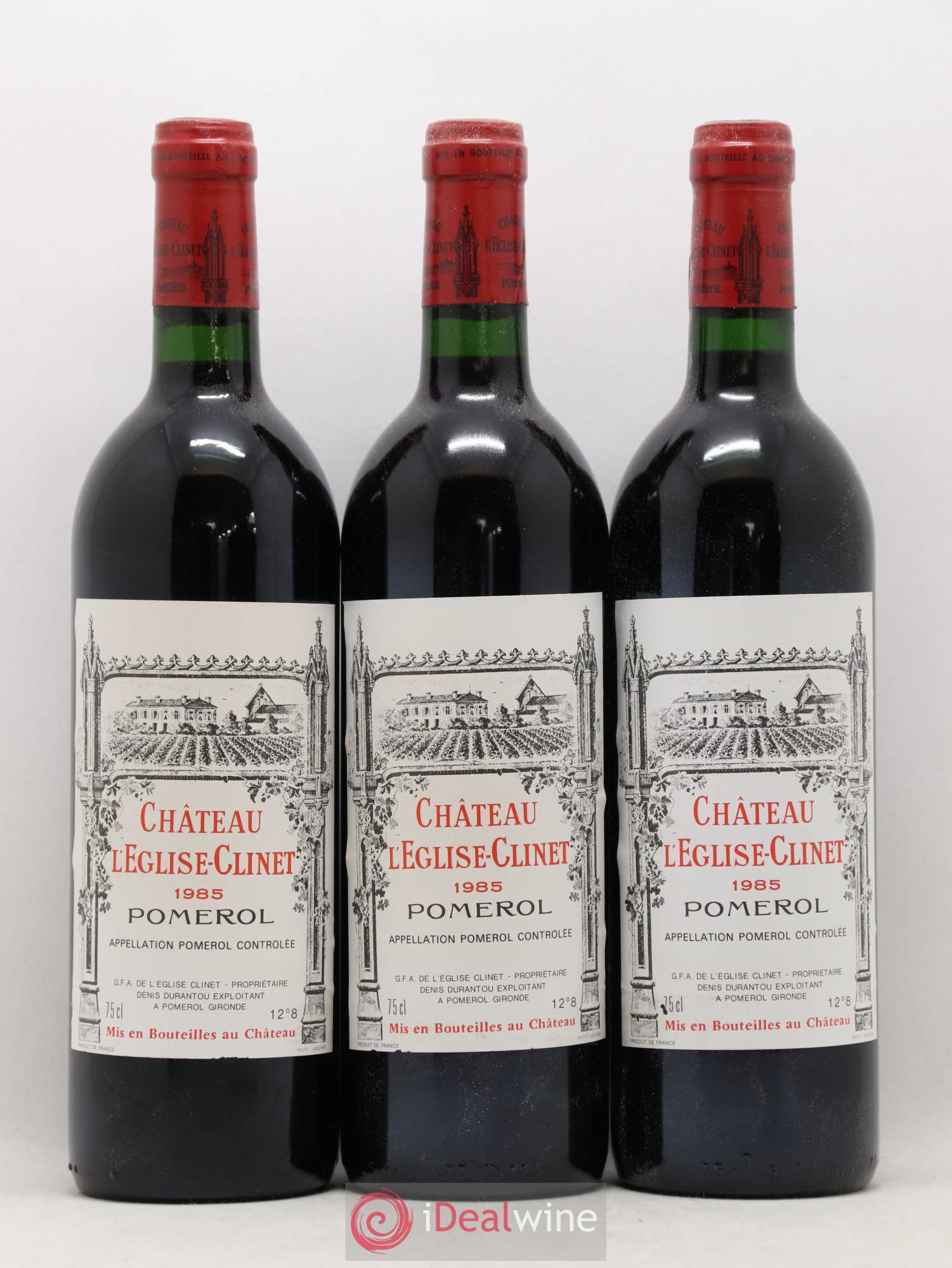 Château l' Église Clinet 1985 - Lot de 12 bouteilles - 1