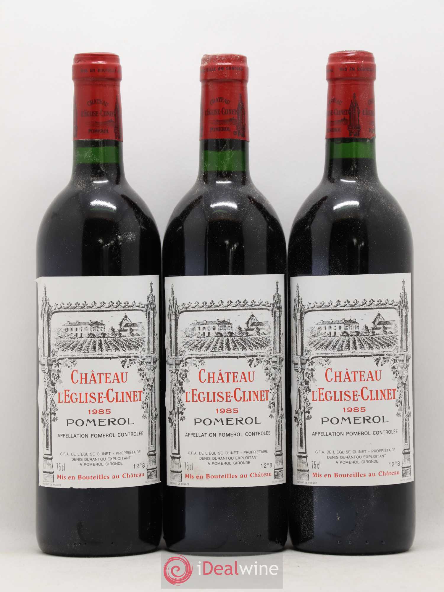 Château l' Église Clinet 1985 - Lot de 12 bouteilles - 4