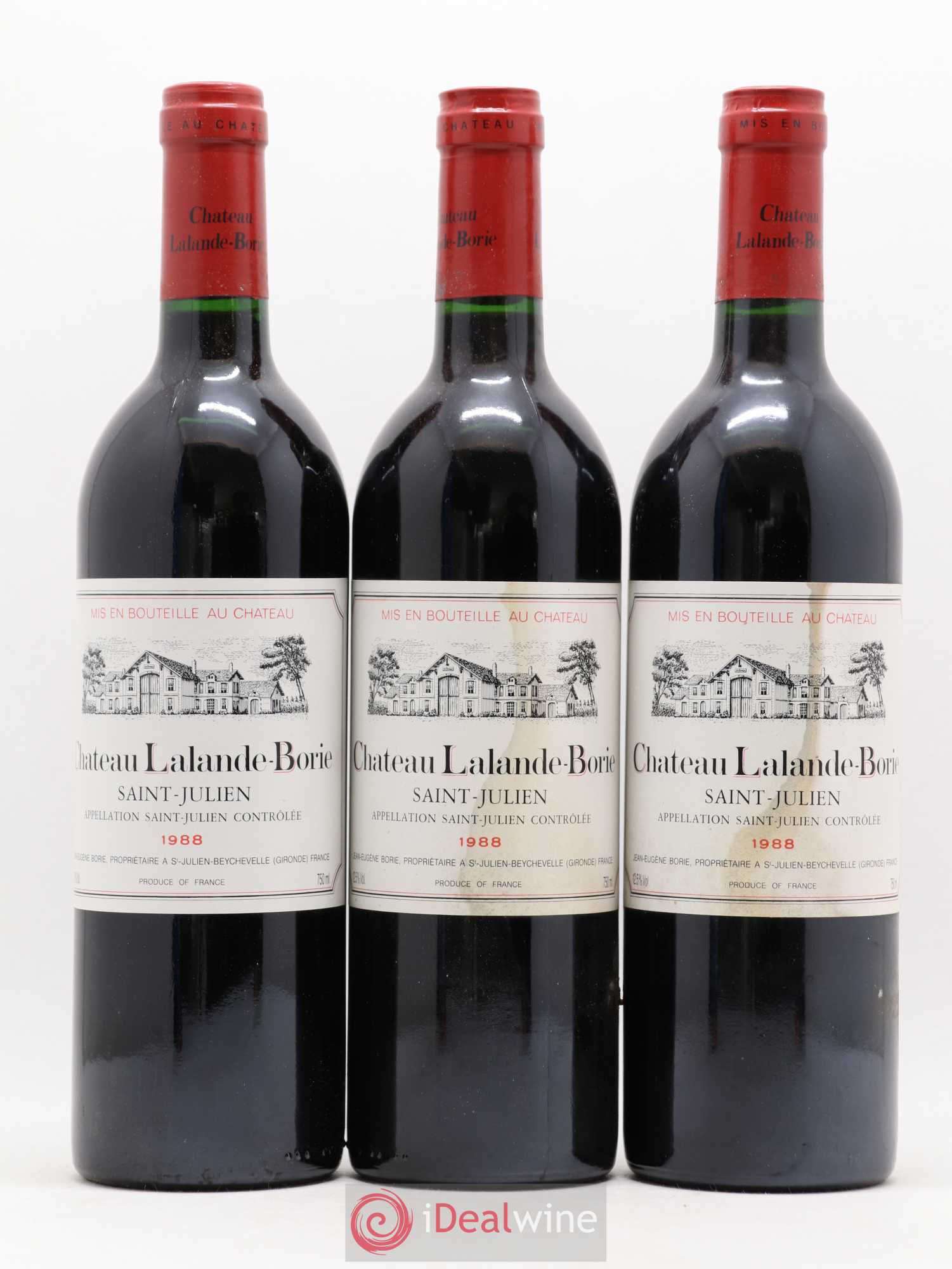 Château Lalande Borie 1988 - Lot de 12 bouteilles - 3