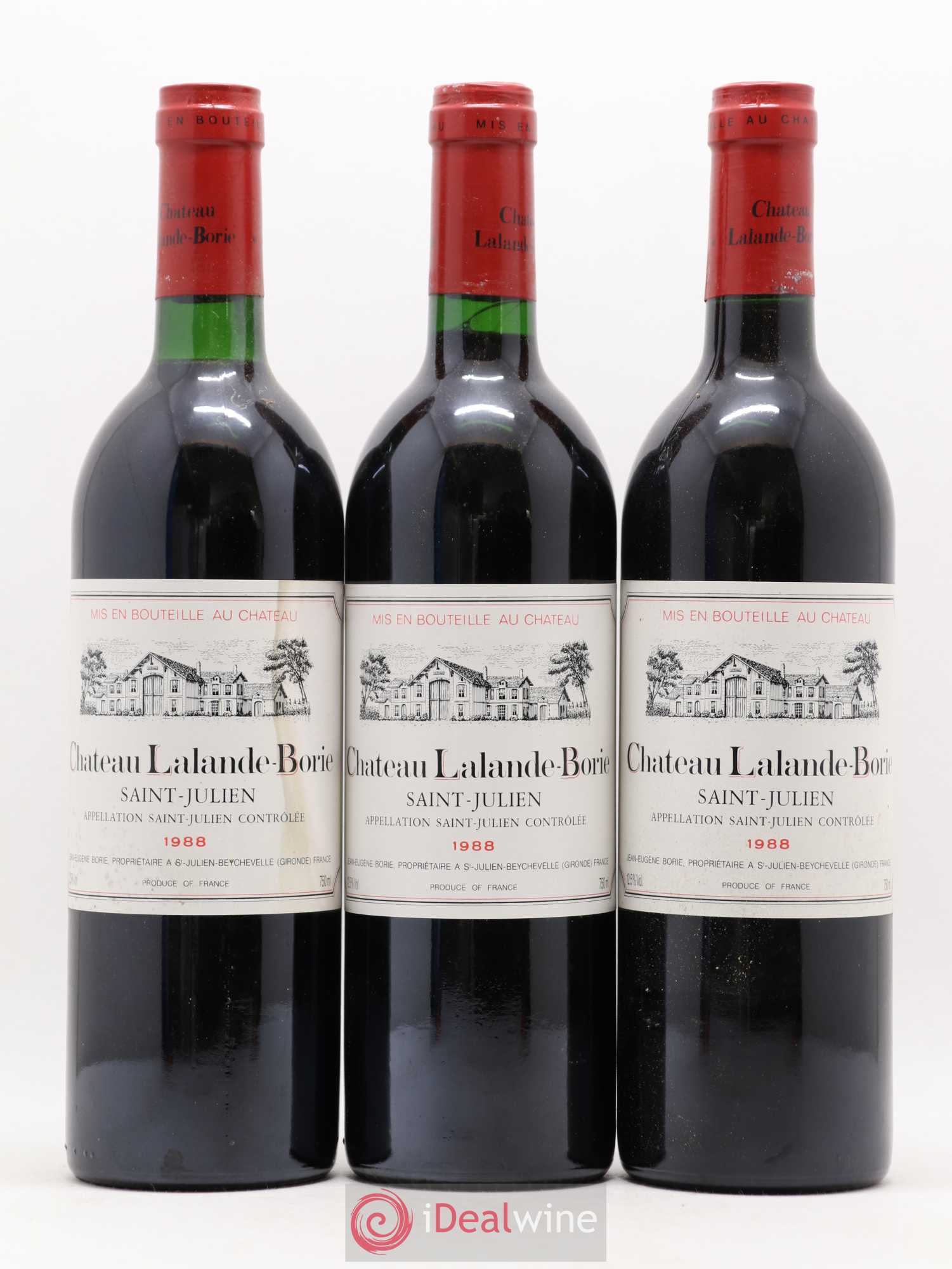 Château Lalande Borie 1988 - Lot de 12 bouteilles - 4