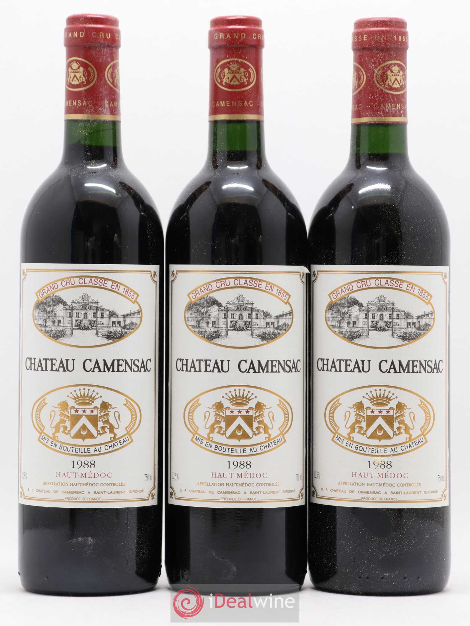 Château Camensac 5ème Grand Cru Classé 1988 - Lot de 12 bouteilles - 2