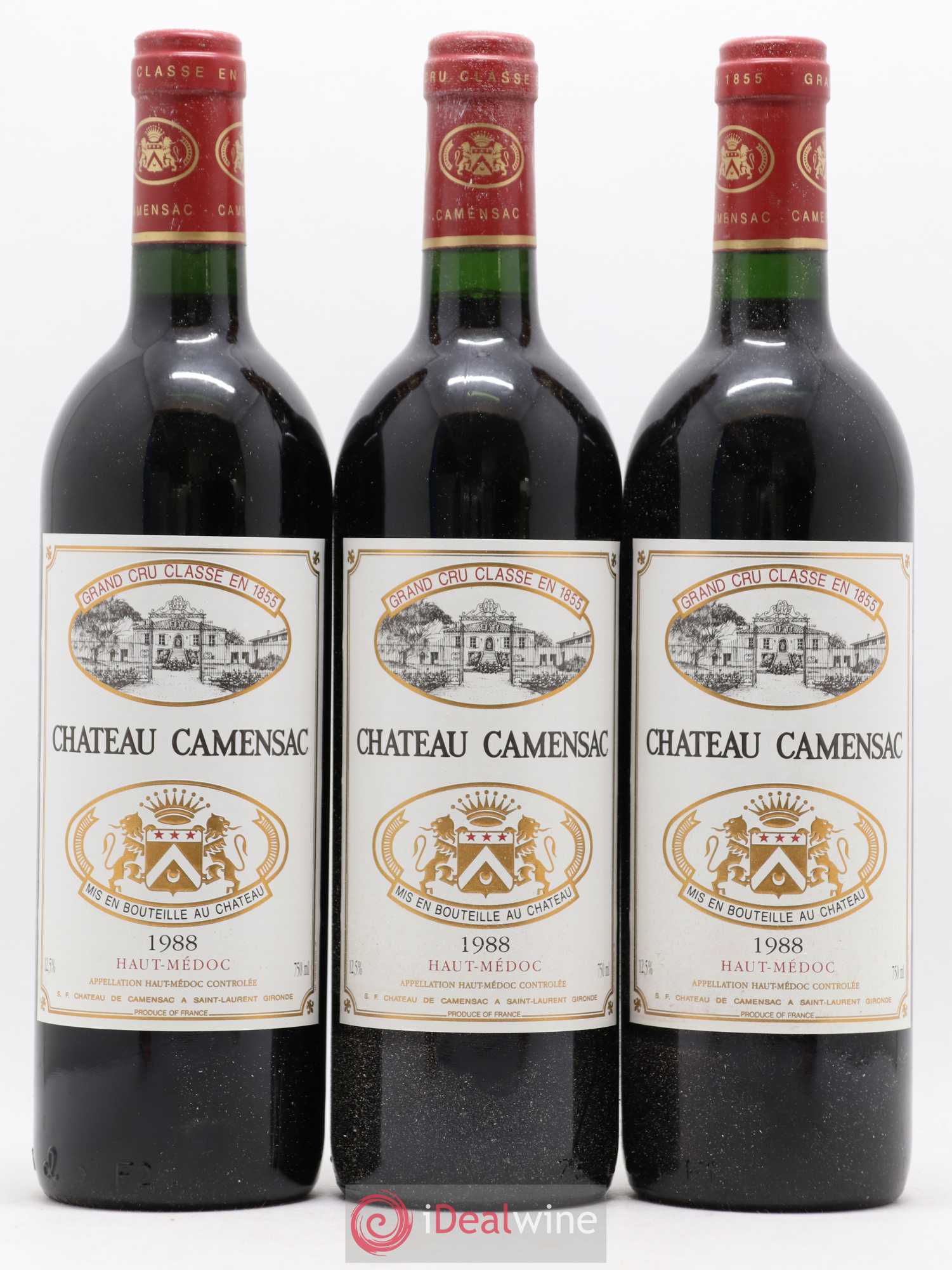 Château Camensac 5ème Grand Cru Classé 1988 - Lot de 12 bouteilles - 3