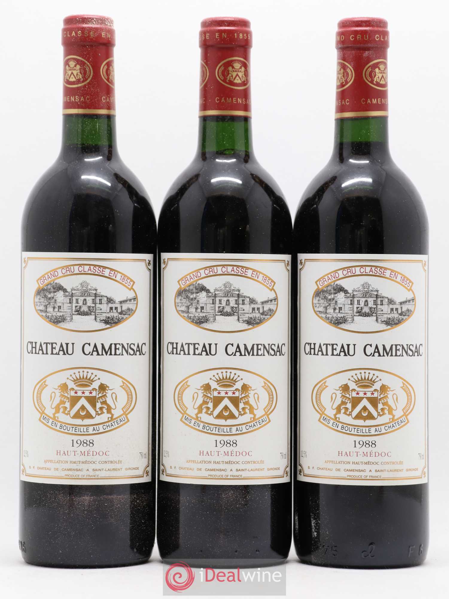 Château Camensac 5ème Grand Cru Classé 1988 - Lot de 12 bouteilles - 4