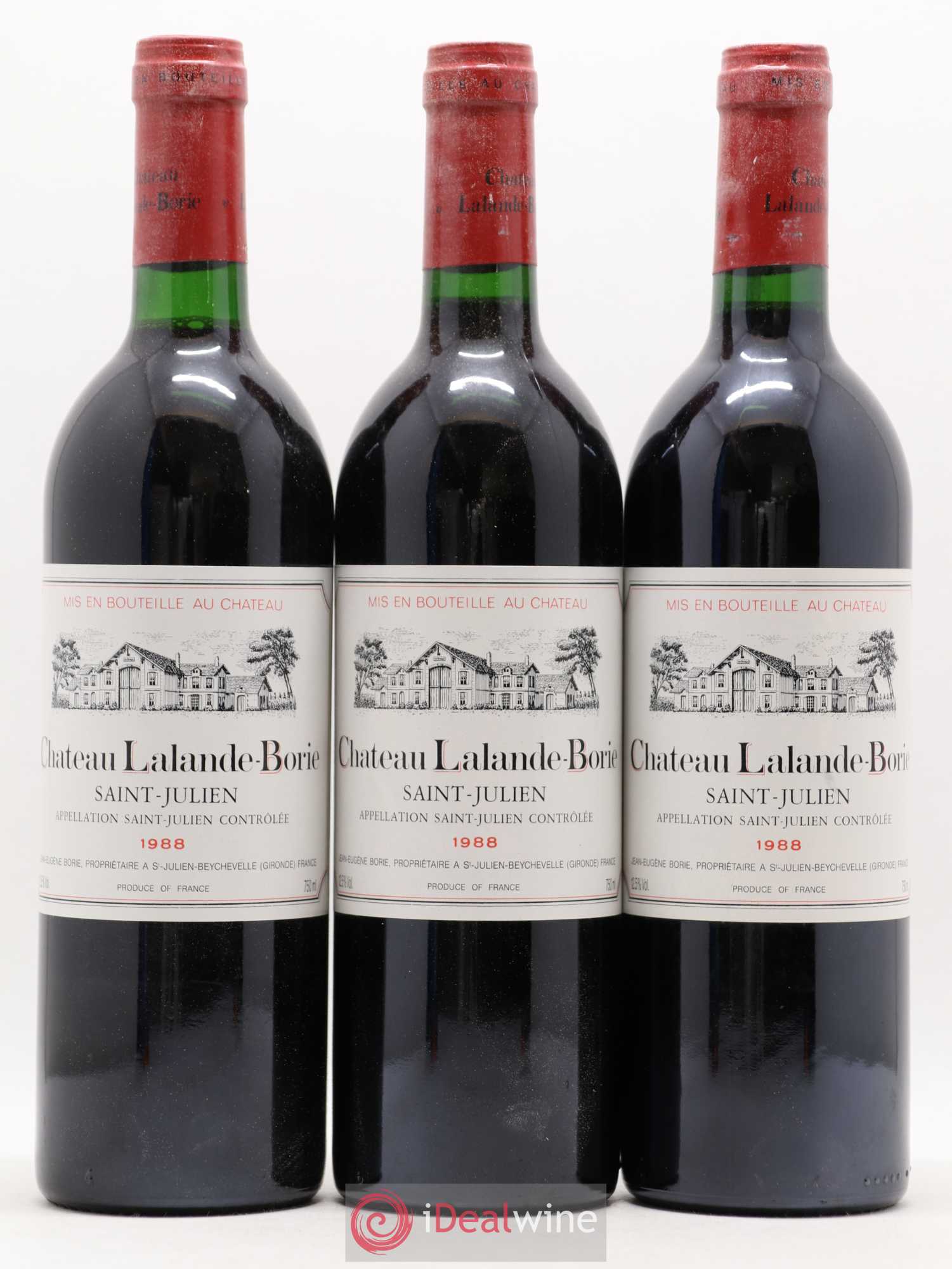 Château Lalande Borie 1988 - Lot de 12 bouteilles - 2