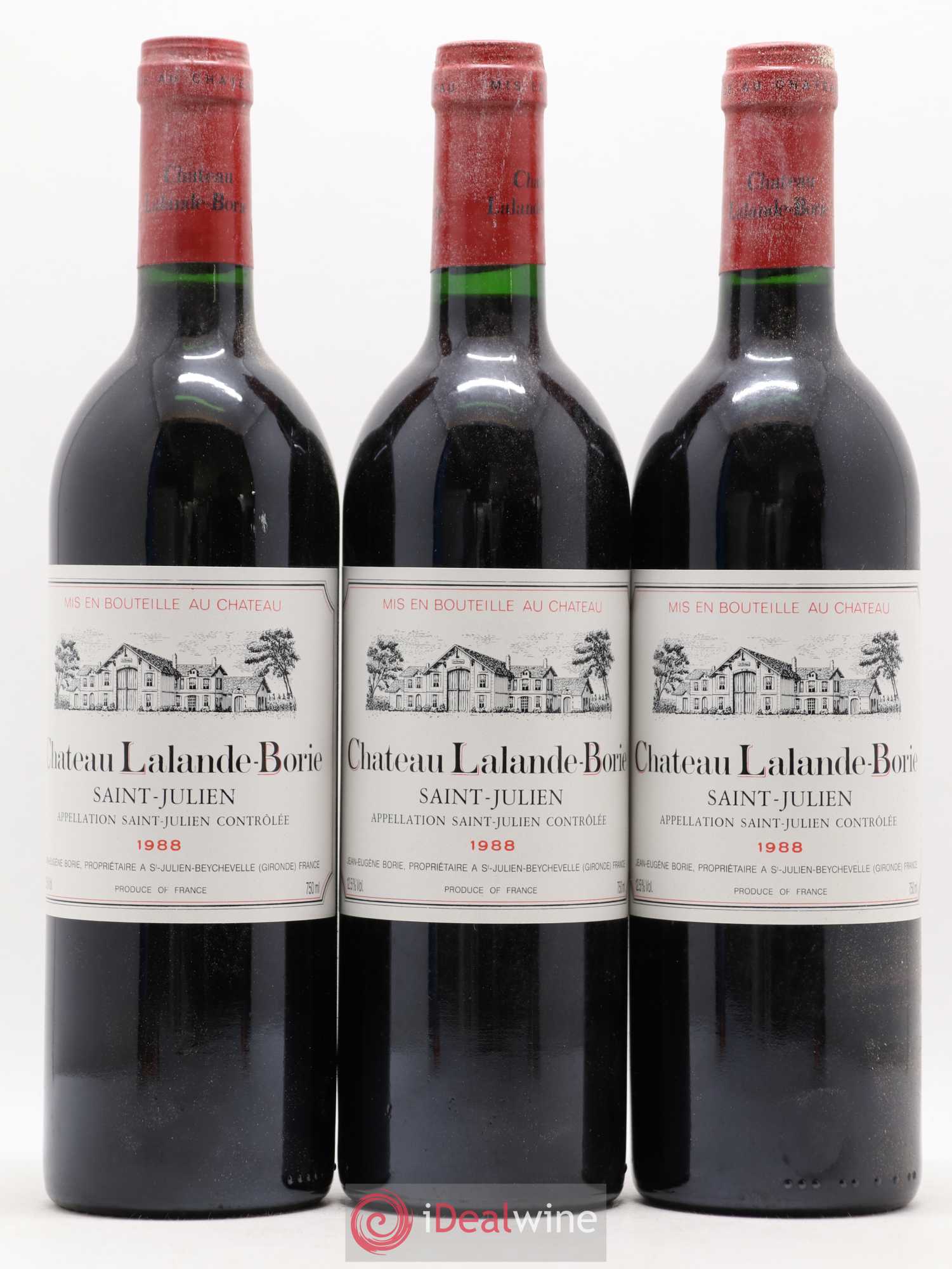 Château Lalande Borie 1988 - Lot de 12 bouteilles - 3