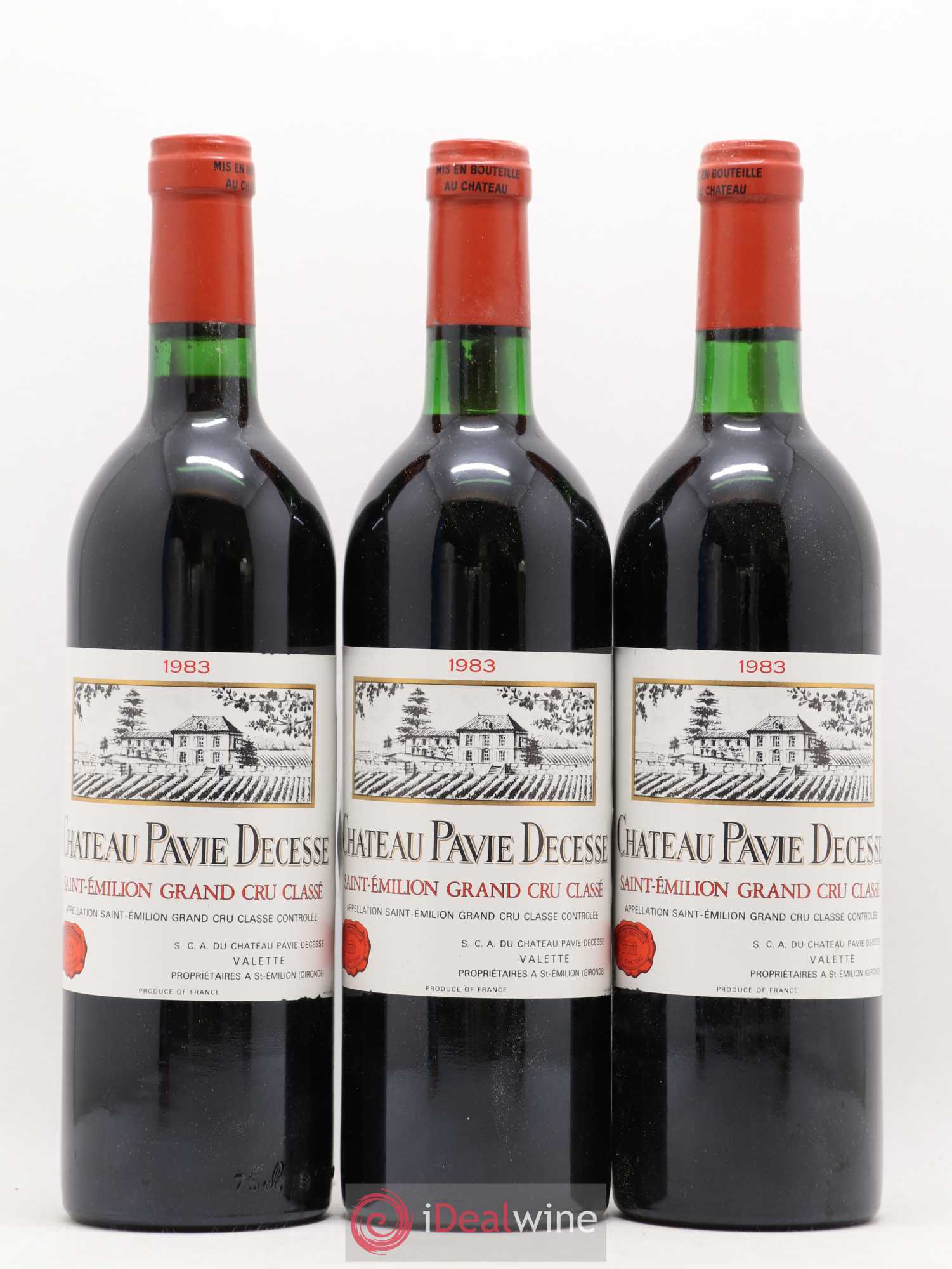 Château Pavie Decesse Grand Cru Classé 1983 - Lot de 12 bouteilles - 2