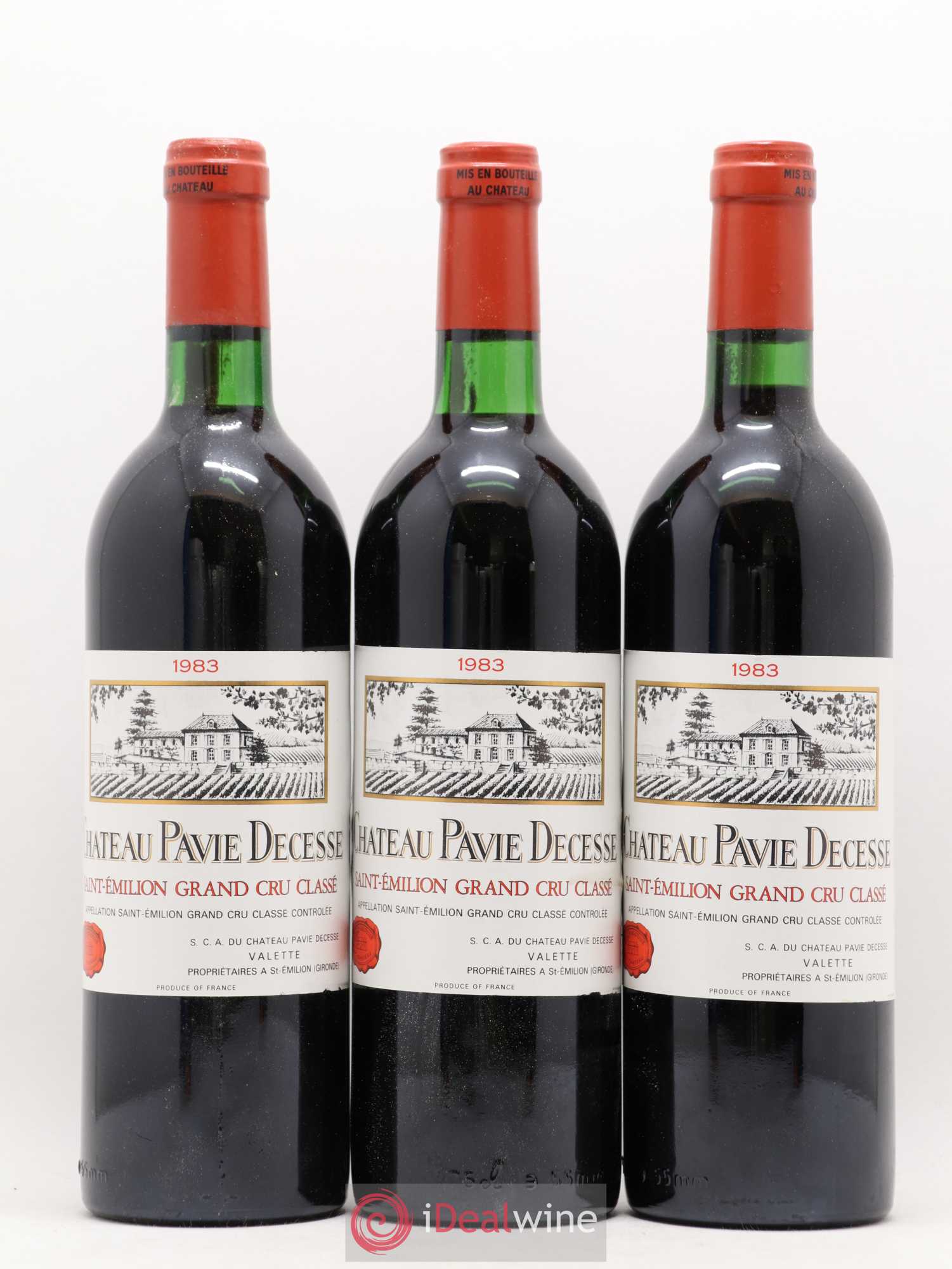 Château Pavie Decesse Grand Cru Classé 1983 - Lot de 12 bouteilles - 3