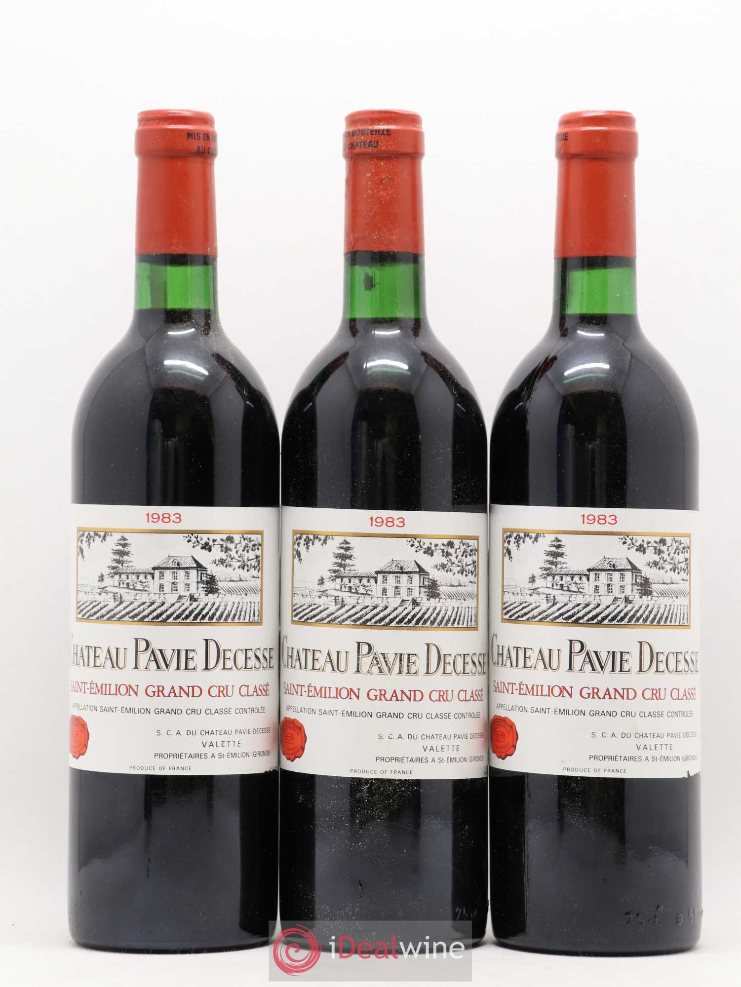 Château Pavie Decesse Grand Cru Classé 1983 - Lot de 12 bouteilles - 4