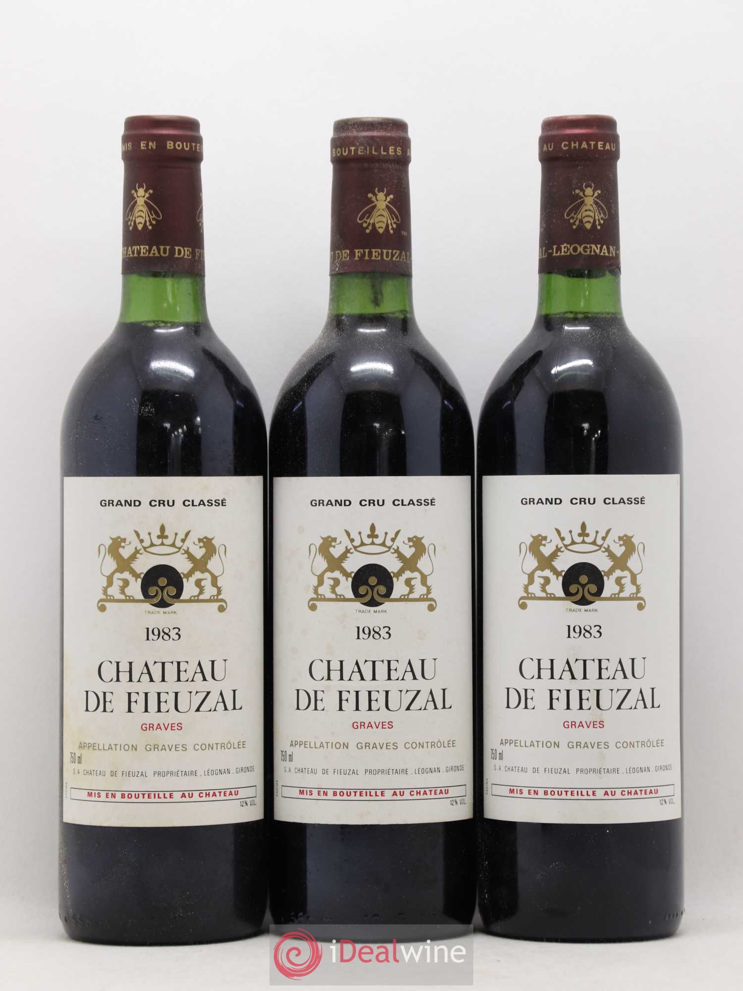 Château de Fieuzal Cru Classé de Graves 1983 - Lot de 12 bouteilles - 3