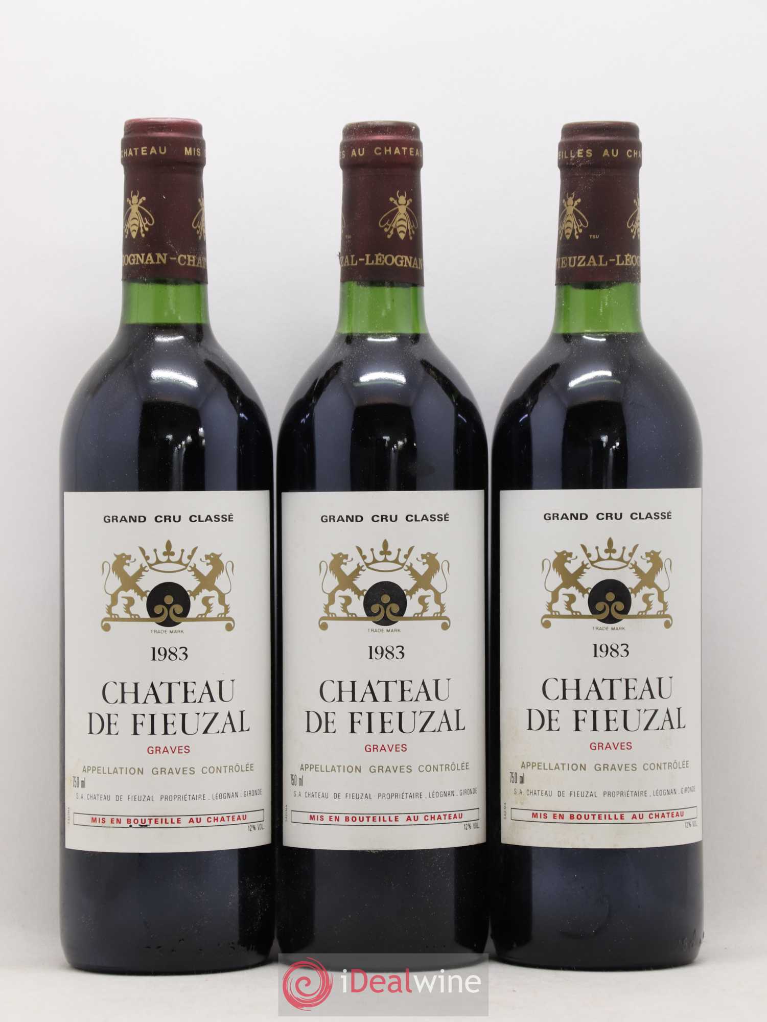 Château de Fieuzal Cru Classé de Graves 1983 - Lot de 12 bouteilles - 4