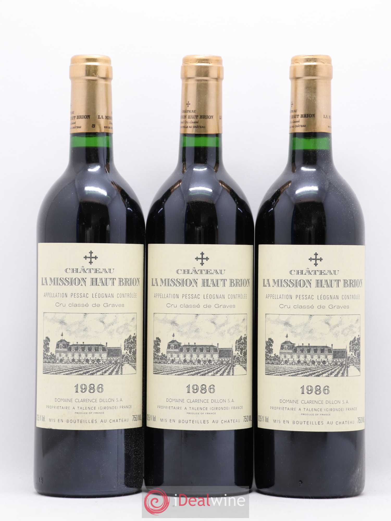 Château la Mission Haut-Brion Cru Classé de Graves 1986 - Lotto di 12 bottiglie - 4