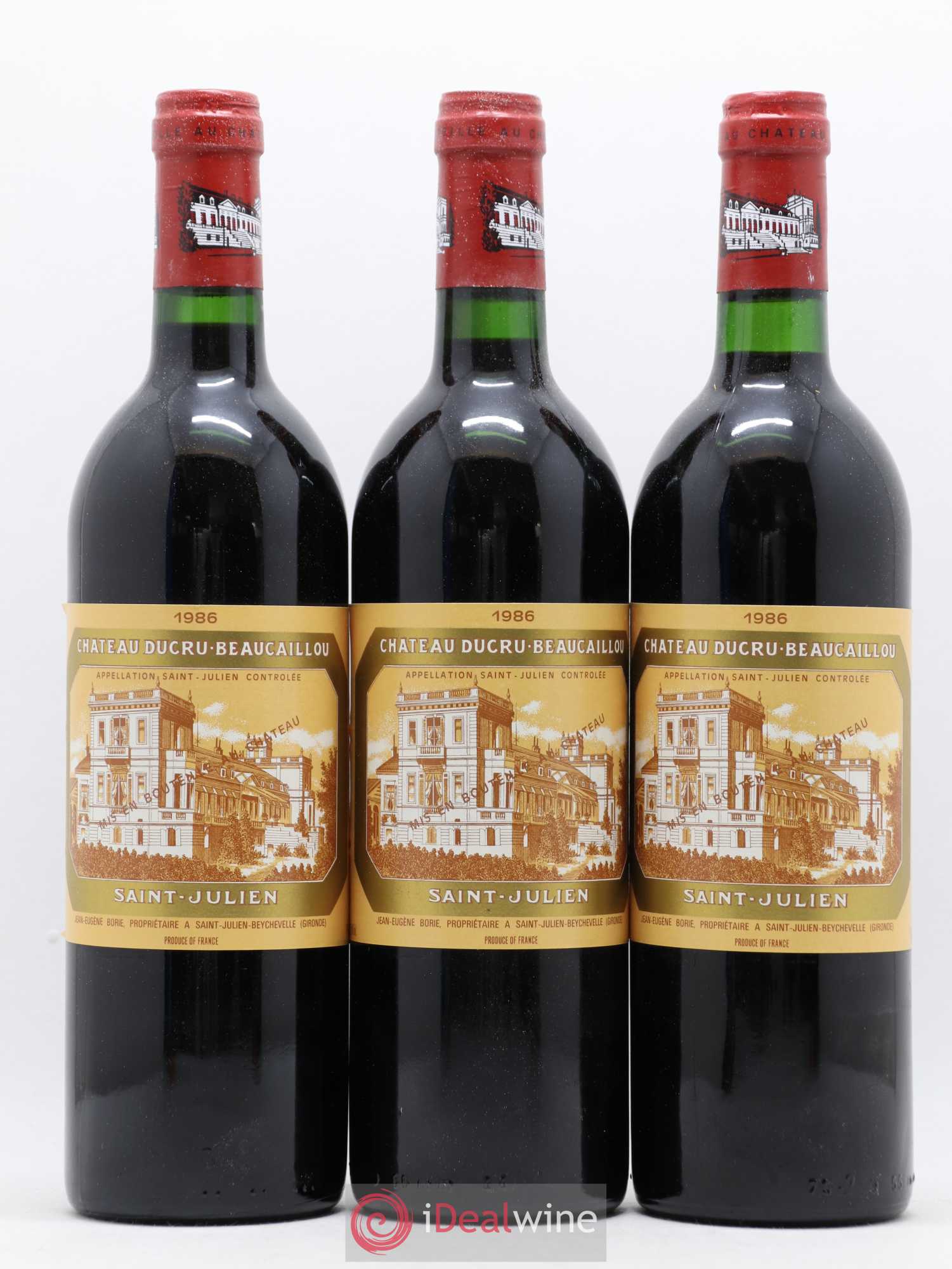Château Ducru Beaucaillou 2ème Grand Cru Classé 1986 - Lot de 12 bouteilles - 3