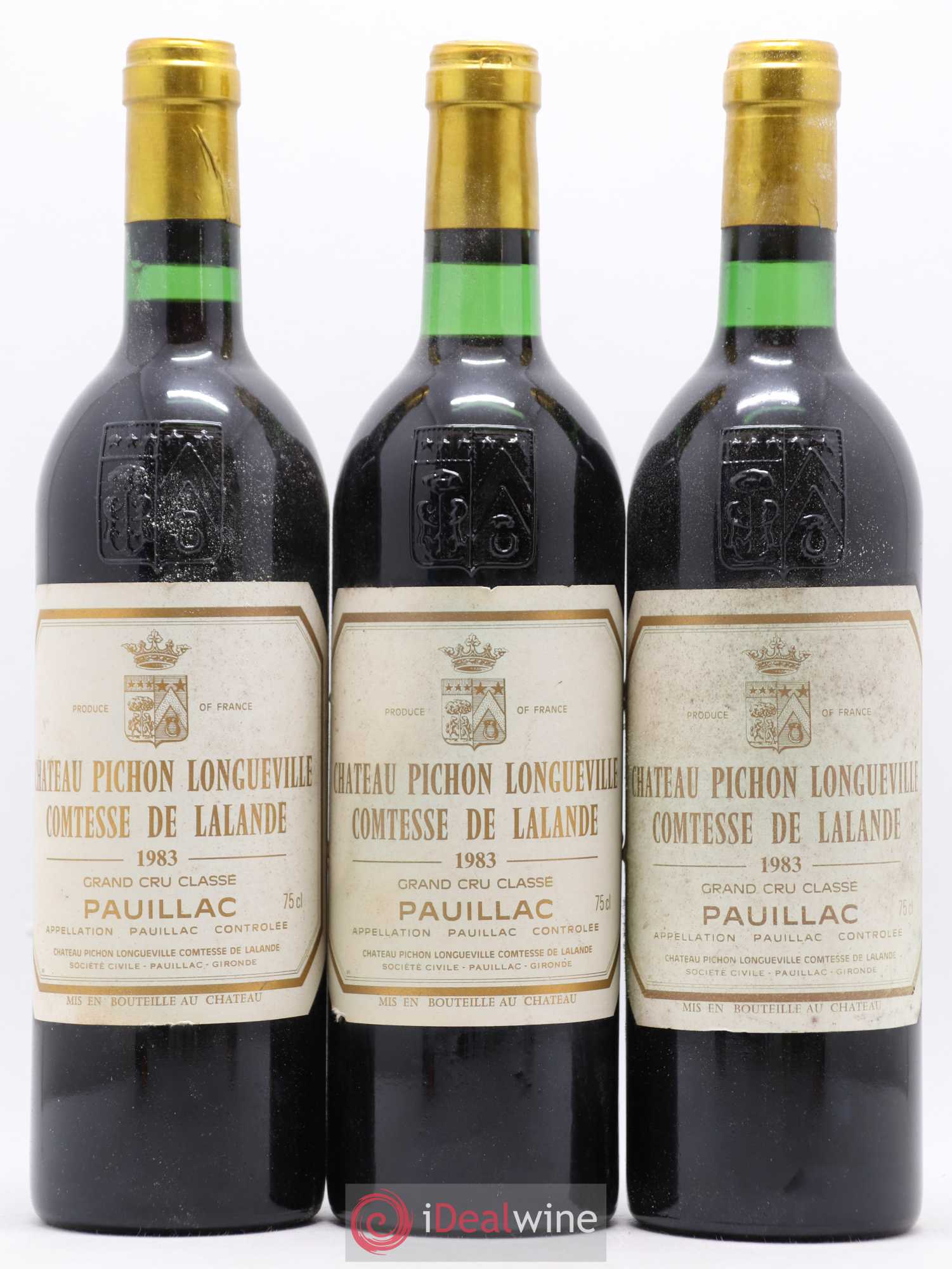 Château Pichon Longueville Comtesse de Lalande 2ème Grand Cru Classé 1983 - Lot de 12 bouteilles - 2