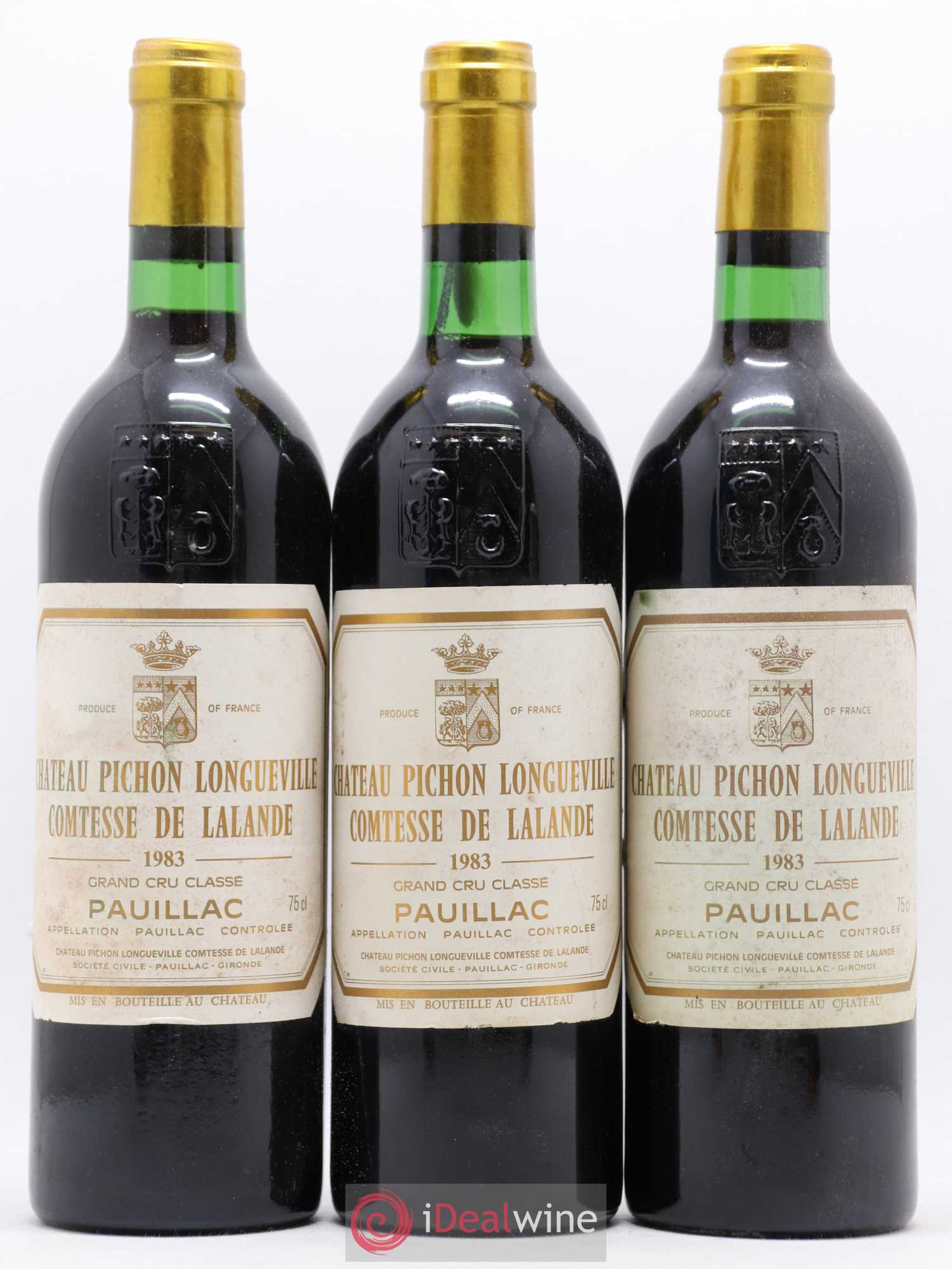 Château Pichon Longueville Comtesse de Lalande 2ème Grand Cru Classé 1983 - Lot de 12 bouteilles - 3