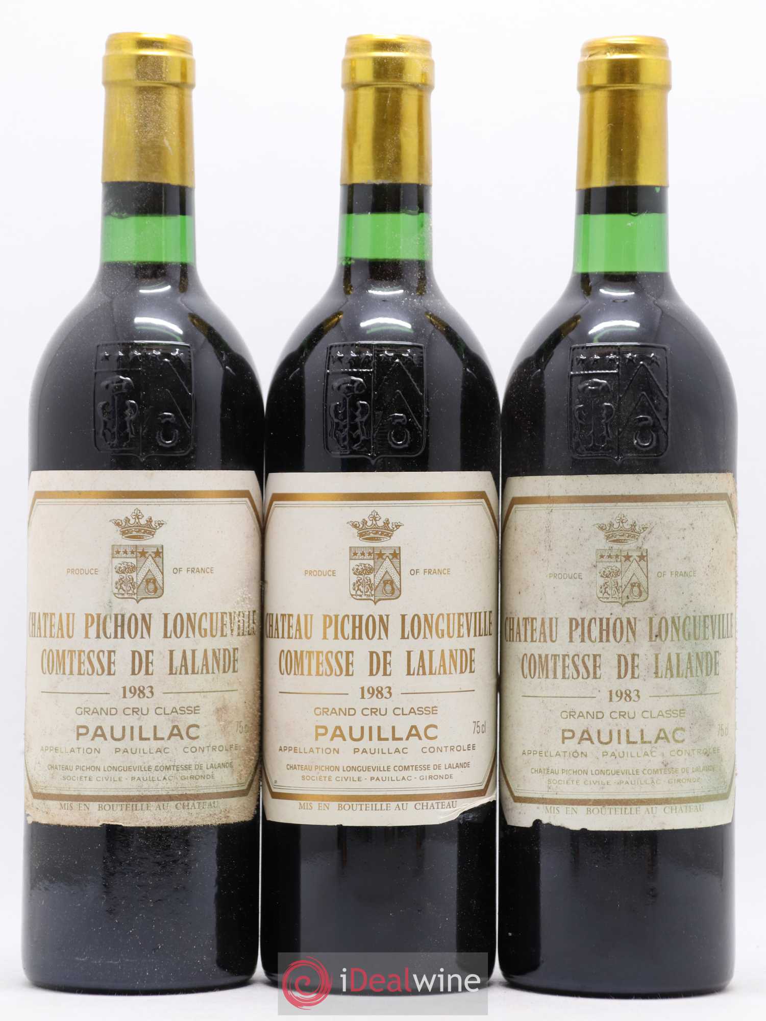 Château Pichon Longueville Comtesse de Lalande 2ème Grand Cru Classé 1983 - Lot de 12 bouteilles - 4