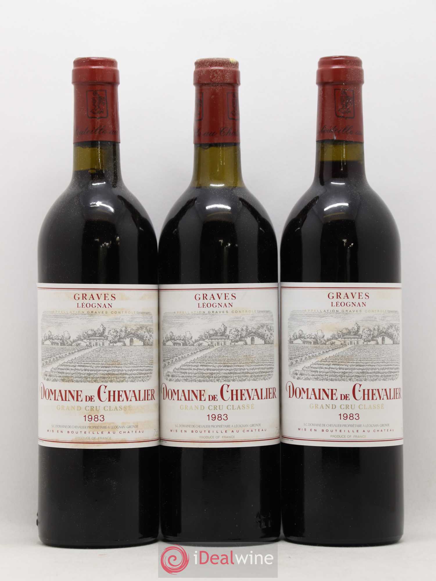 Domaine de Chevalier Cru Classé de Graves 1983 - Lot de 12 bouteilles - 1