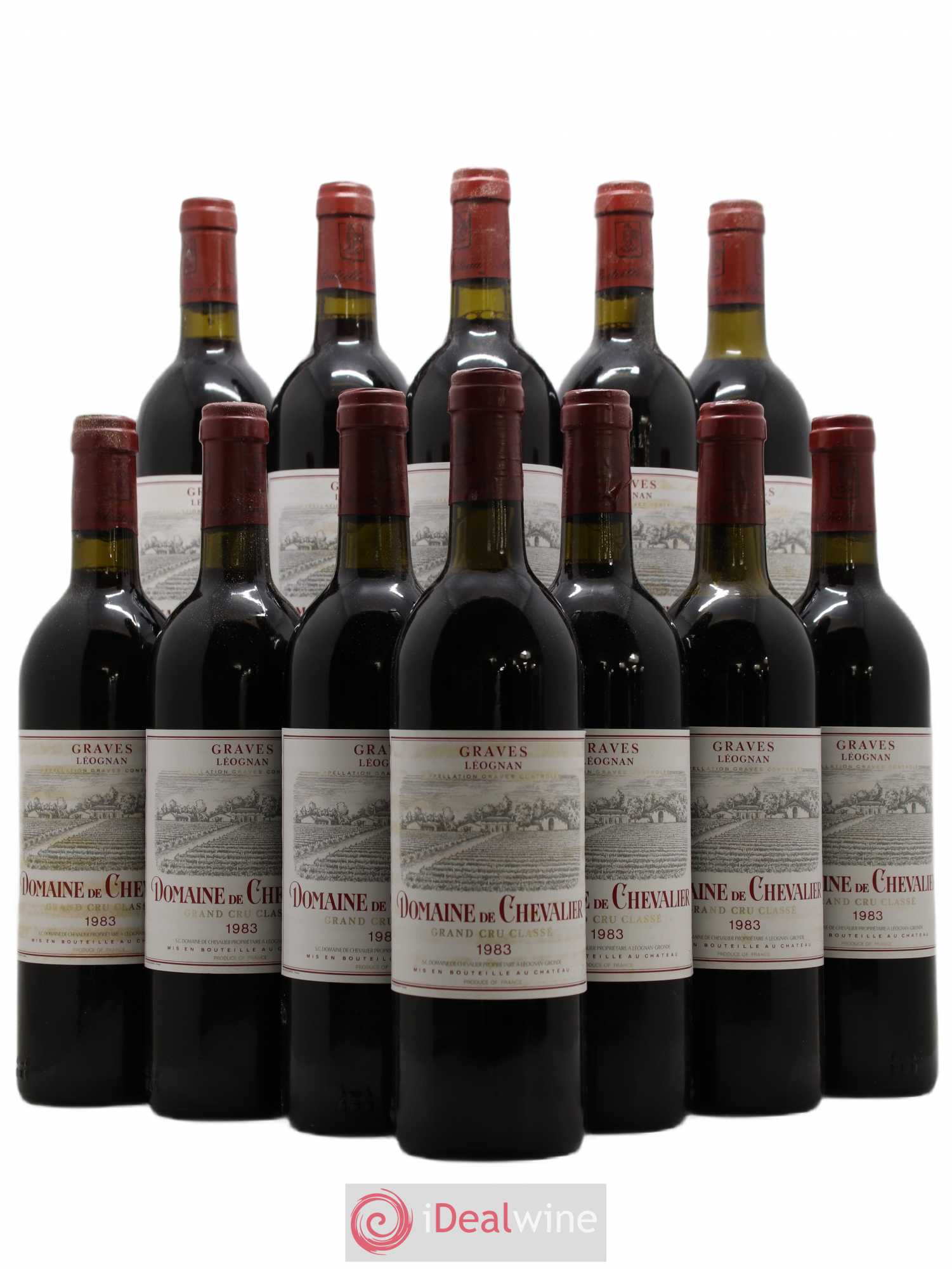 Domaine de Chevalier Cru Classé de Graves 1983 - Lot de 12 bouteilles - 0
