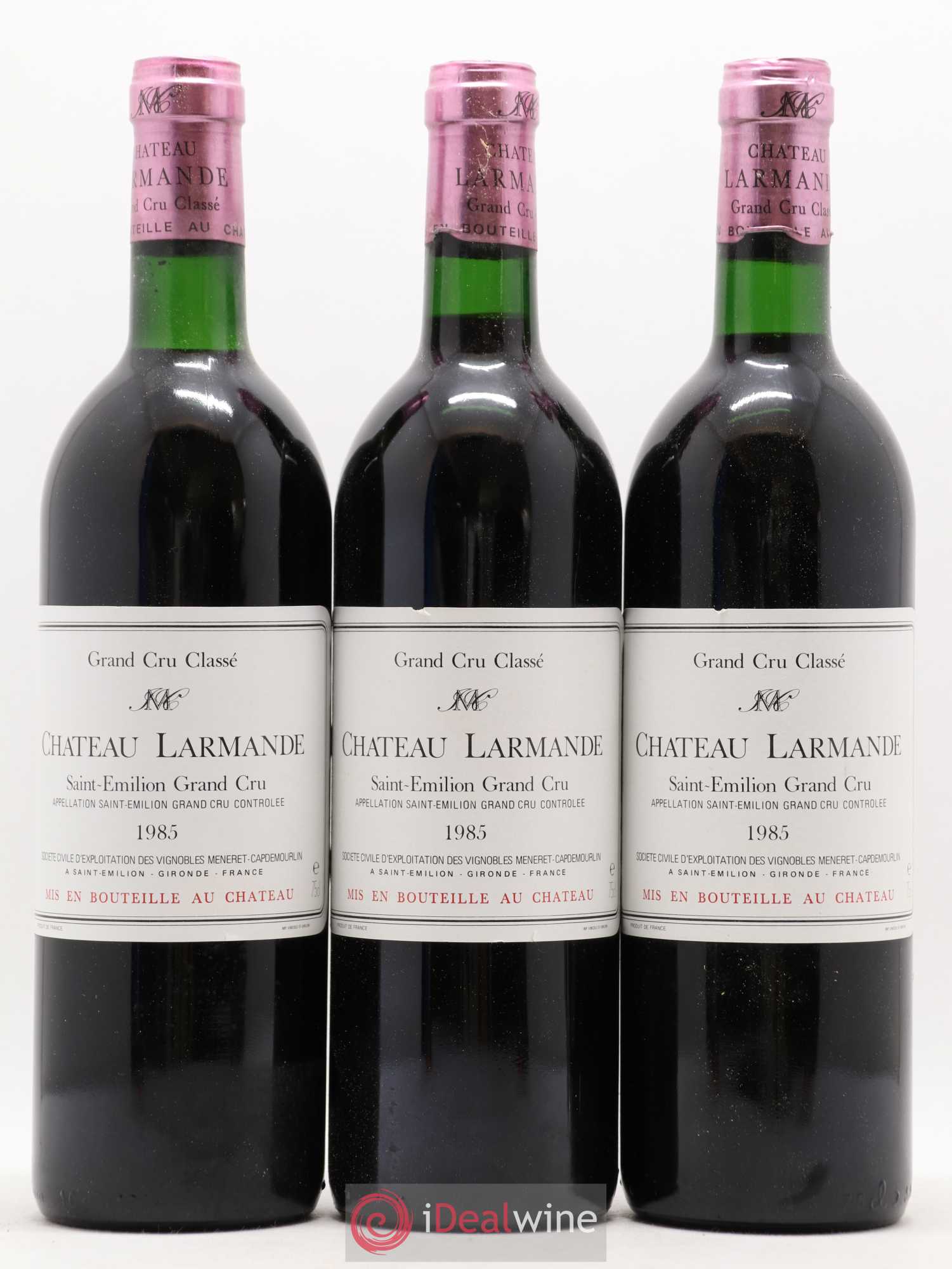 Château Larmande Grand Cru Classé 1985 - Lot de 12 bouteilles - 2