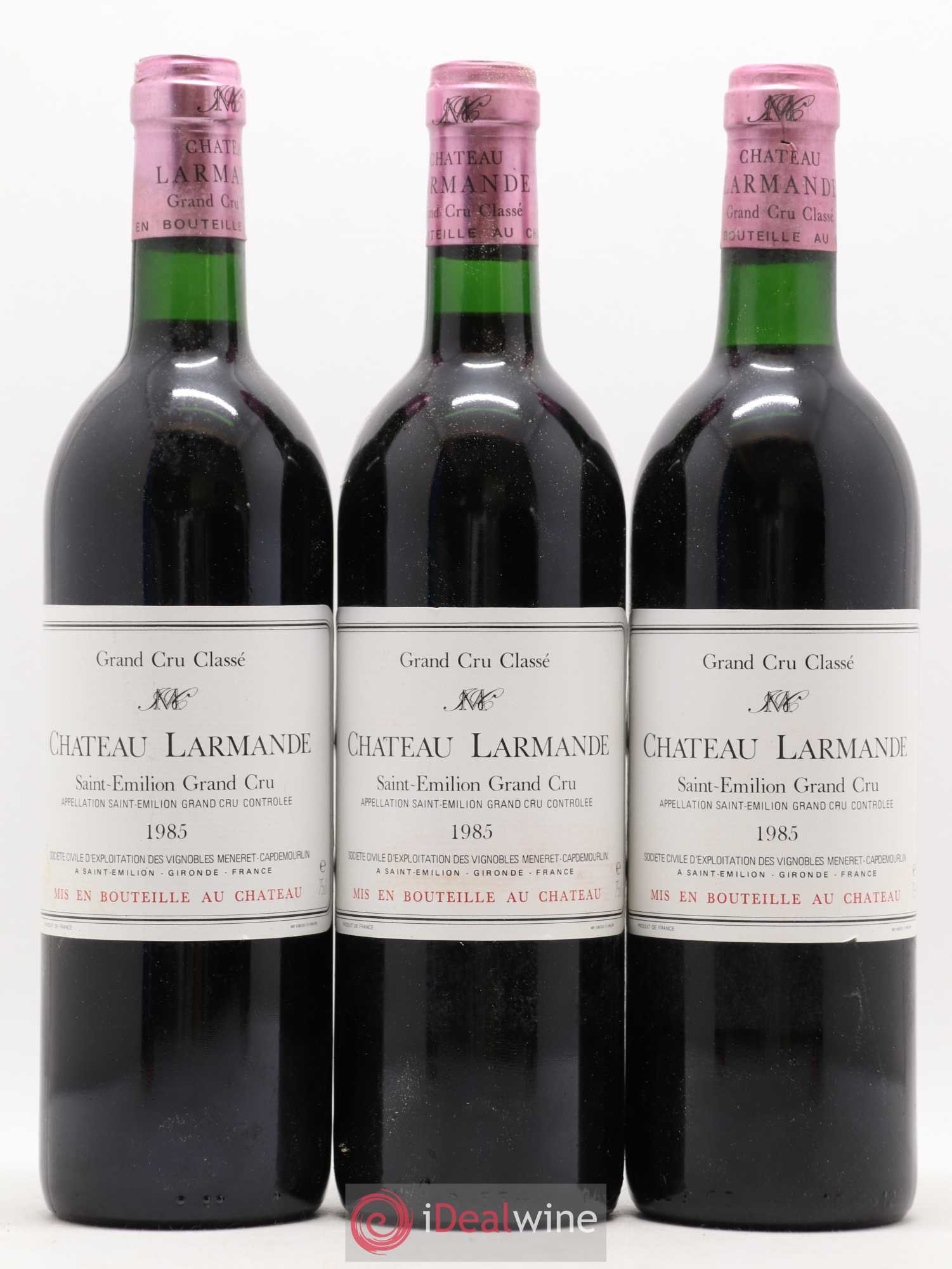 Château Larmande Grand Cru Classé 1985 - Lot de 12 bouteilles - 3