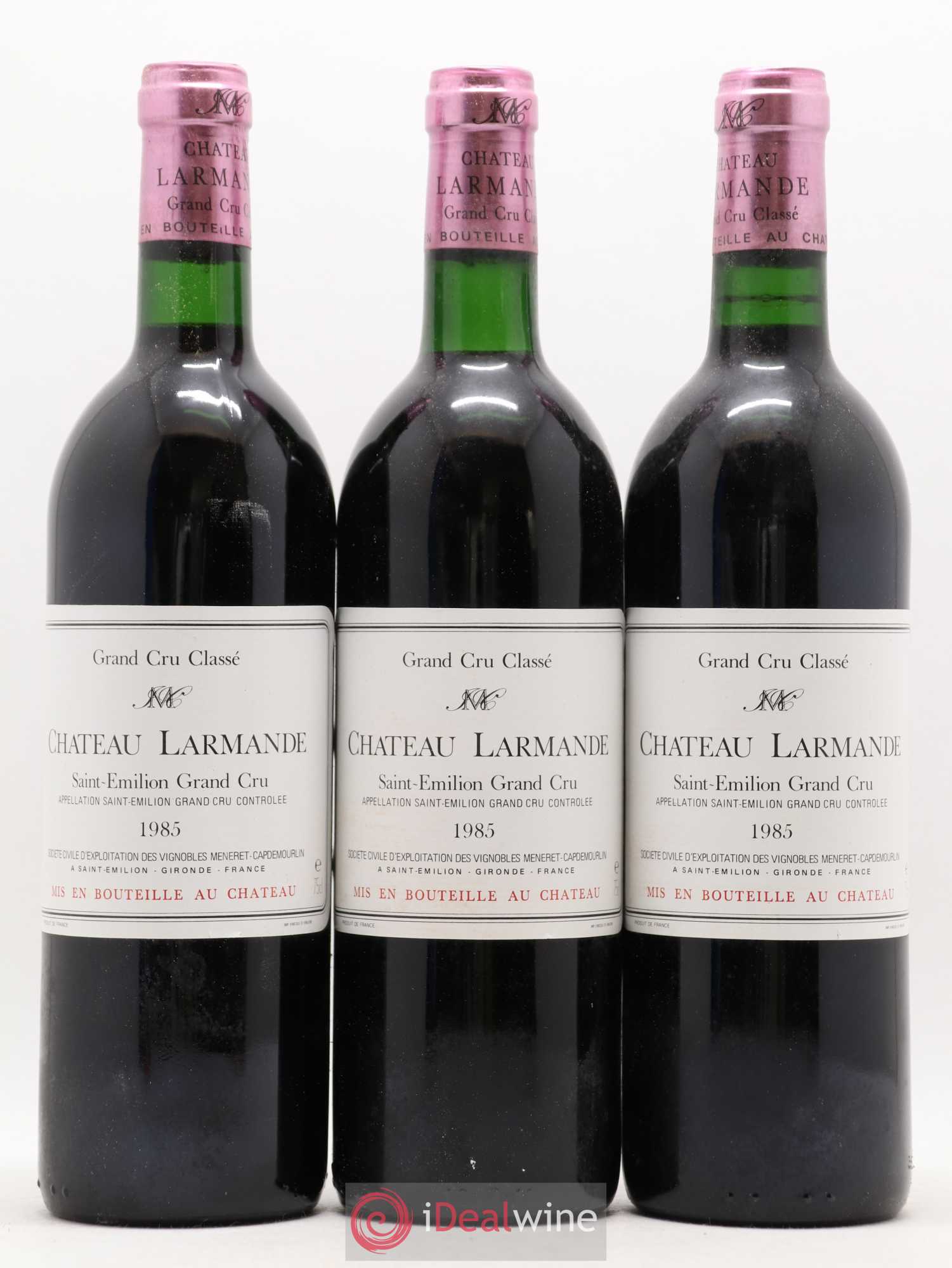 Château Larmande Grand Cru Classé 1985 - Lot de 12 bouteilles - 4