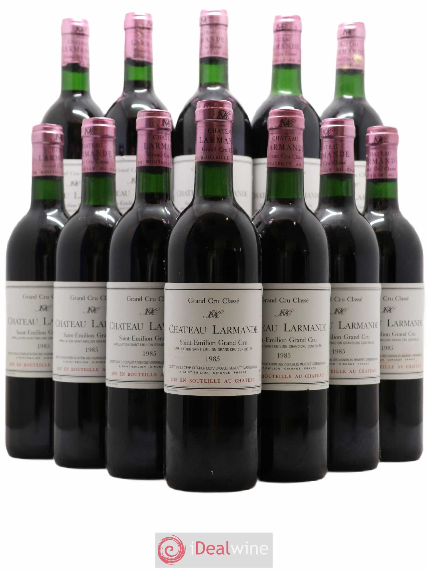 Château Larmande Grand Cru Classé 1985 - Lot de 12 bouteilles - 0