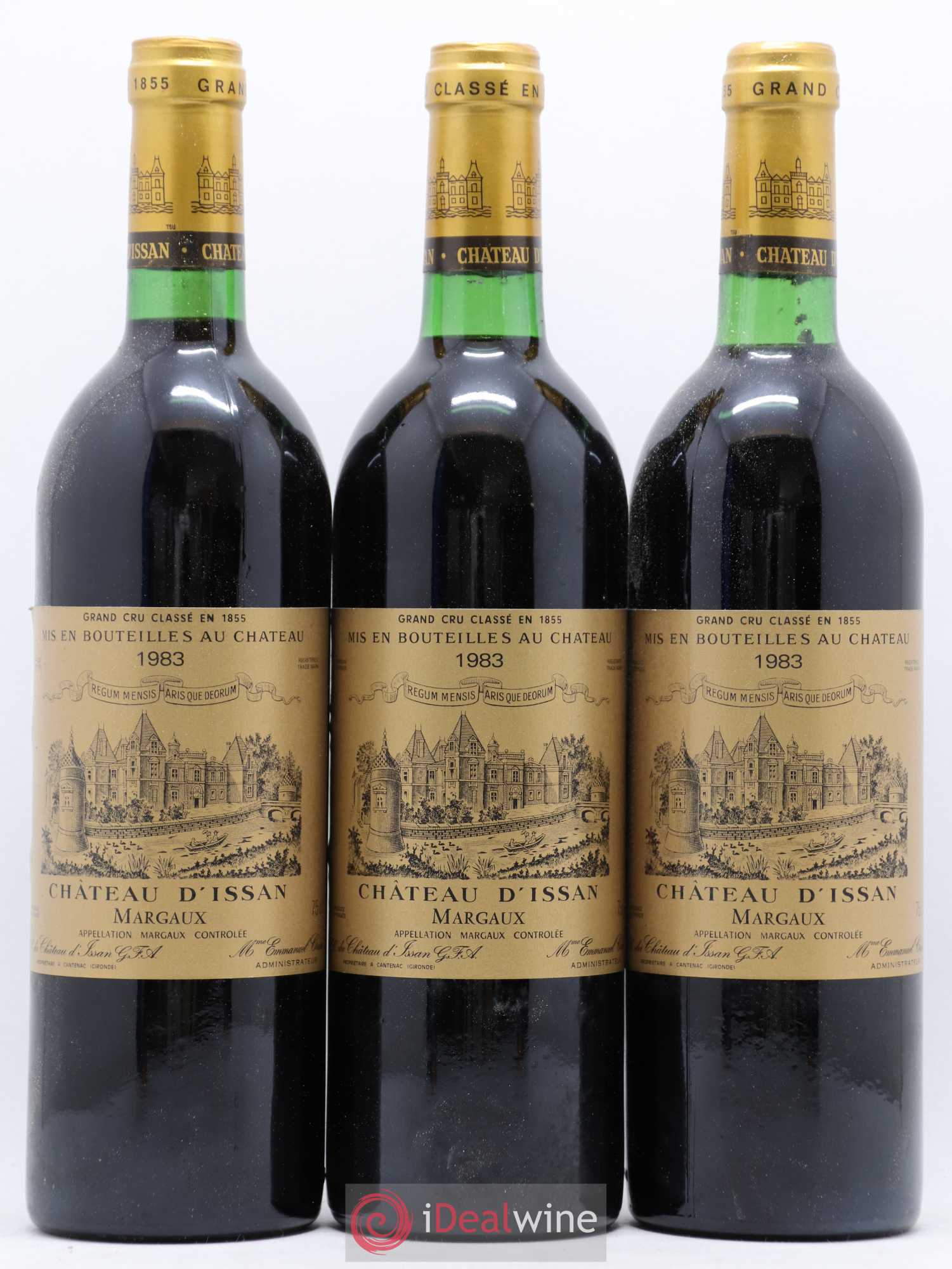 Château d'Issan 3ème Grand Cru Classé 1983 - Lot de 12 bouteilles - 1