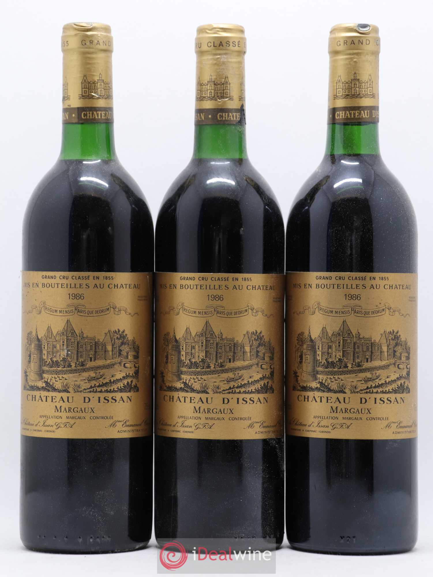 Château d'Issan 3ème Grand Cru Classé 1986 - Lot de 12 bouteilles - 4