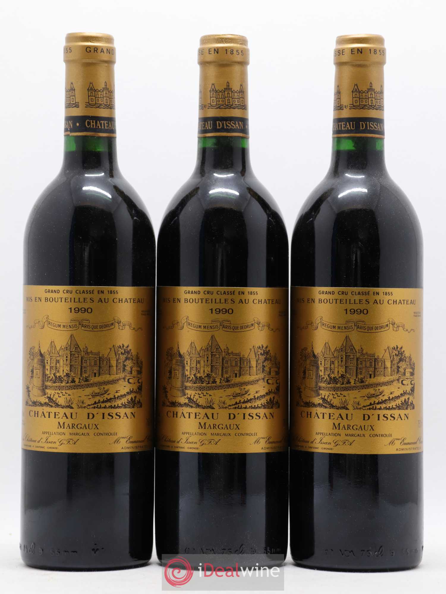 Château d'Issan 3ème Grand Cru Classé 1990 - Lot de 12 bouteilles - 1