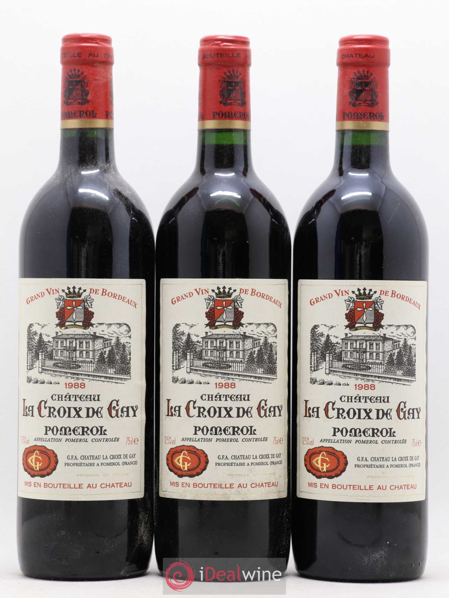 Château la Croix de Gay 1988 - Lot de 12 bouteilles - 3