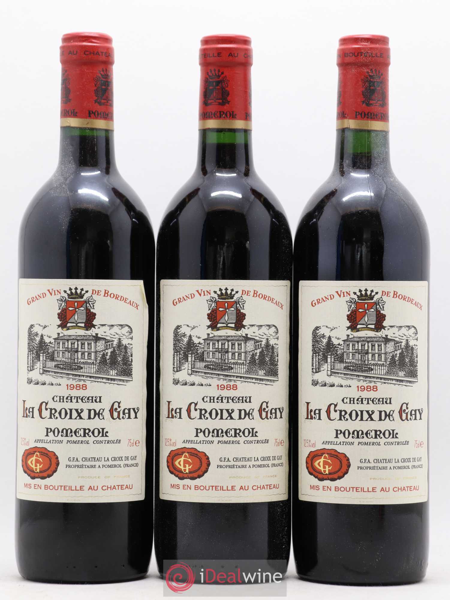 Château la Croix de Gay 1988 - Lot de 12 bouteilles - 4