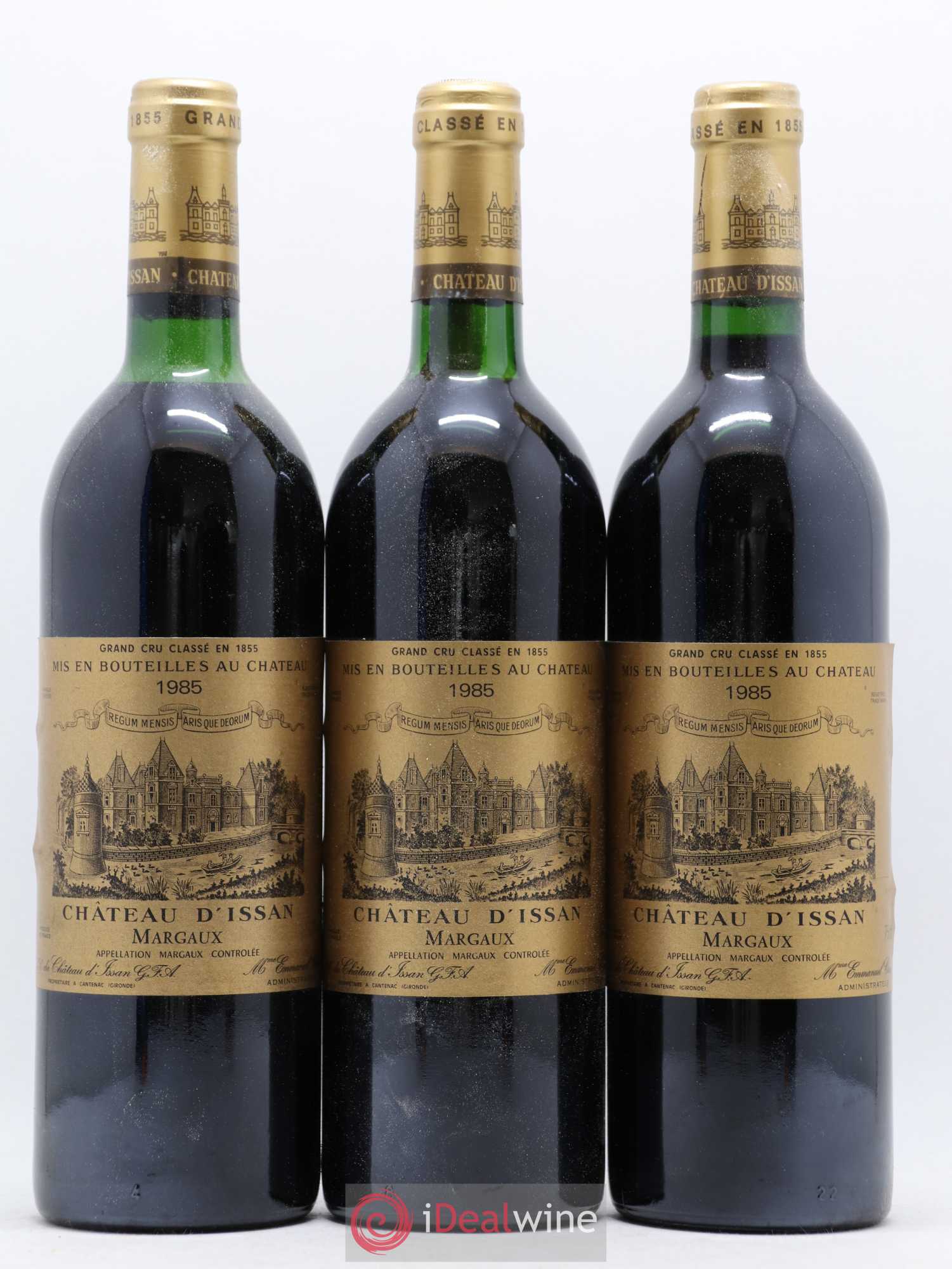 Château d'Issan 3ème Grand Cru Classé 1985 - Lot de 12 bouteilles - 1