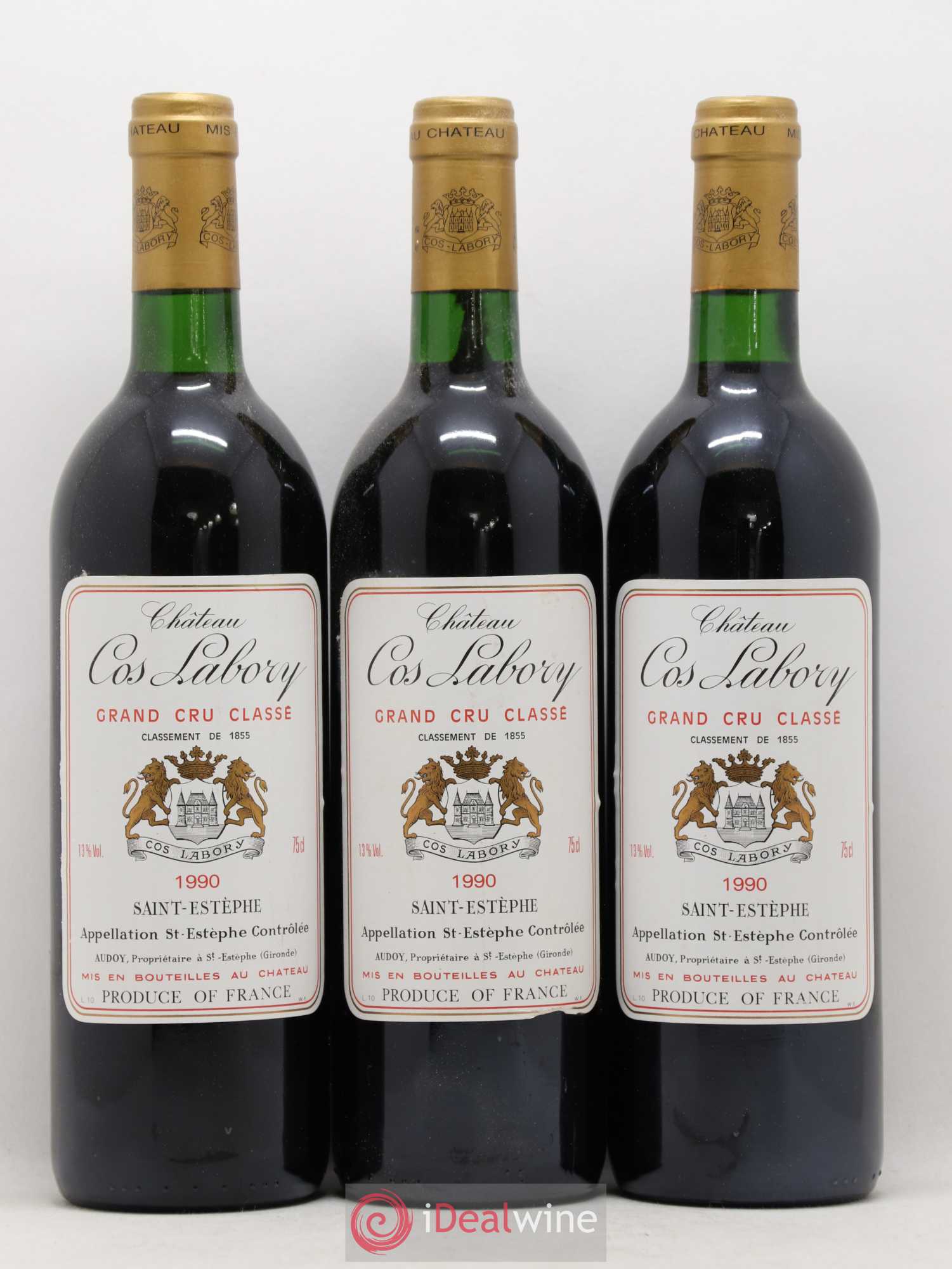 Château Cos Labory 5ème Grand Cru Classé 1990 - Lot de 12 bouteilles - 3