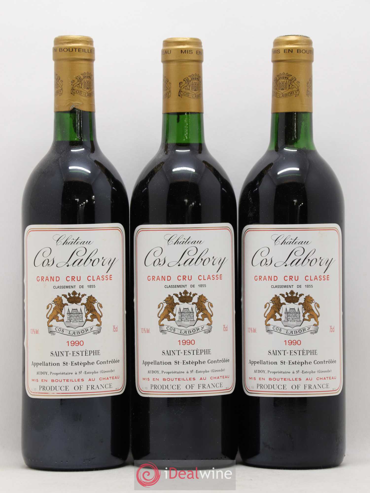 Château Cos Labory 5ème Grand Cru Classé 1990 - Lot de 12 bouteilles - 4