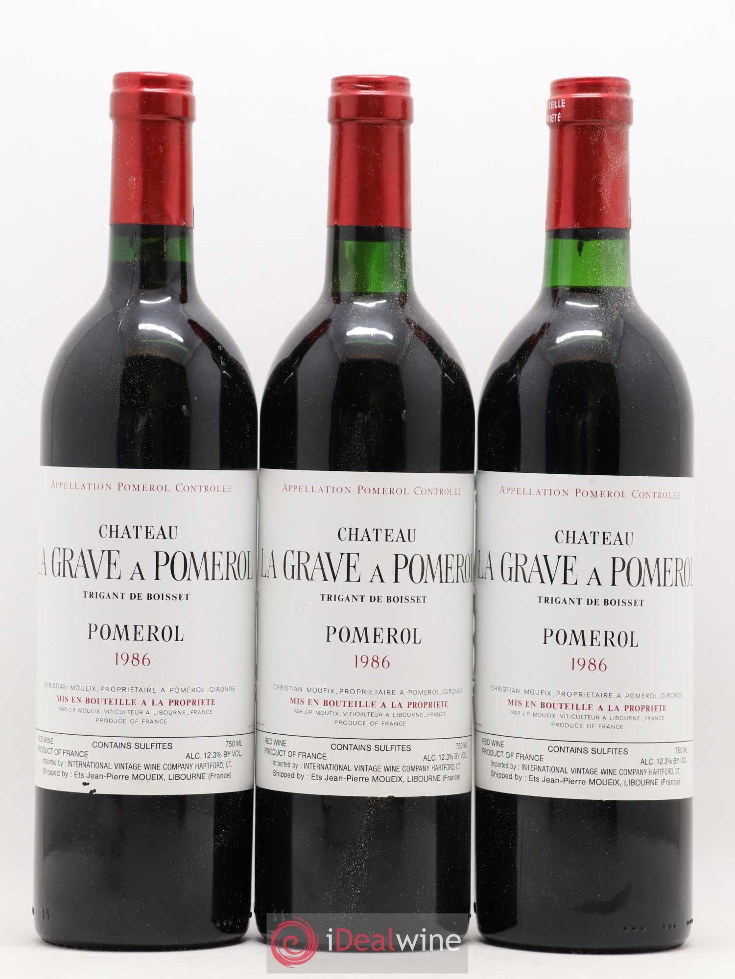 Château La Grave à Pomerol (Trigant de Boisset) 1986 - Lot de 12 bouteilles - 4