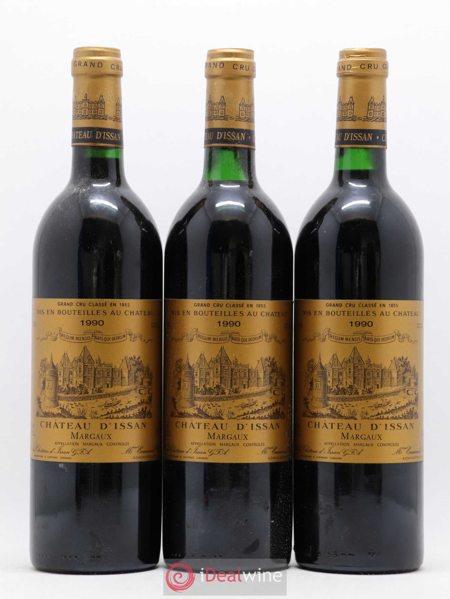 Château d'Issan 3ème Grand Cru Classé 1990 - Lot de 12 bouteilles - 1