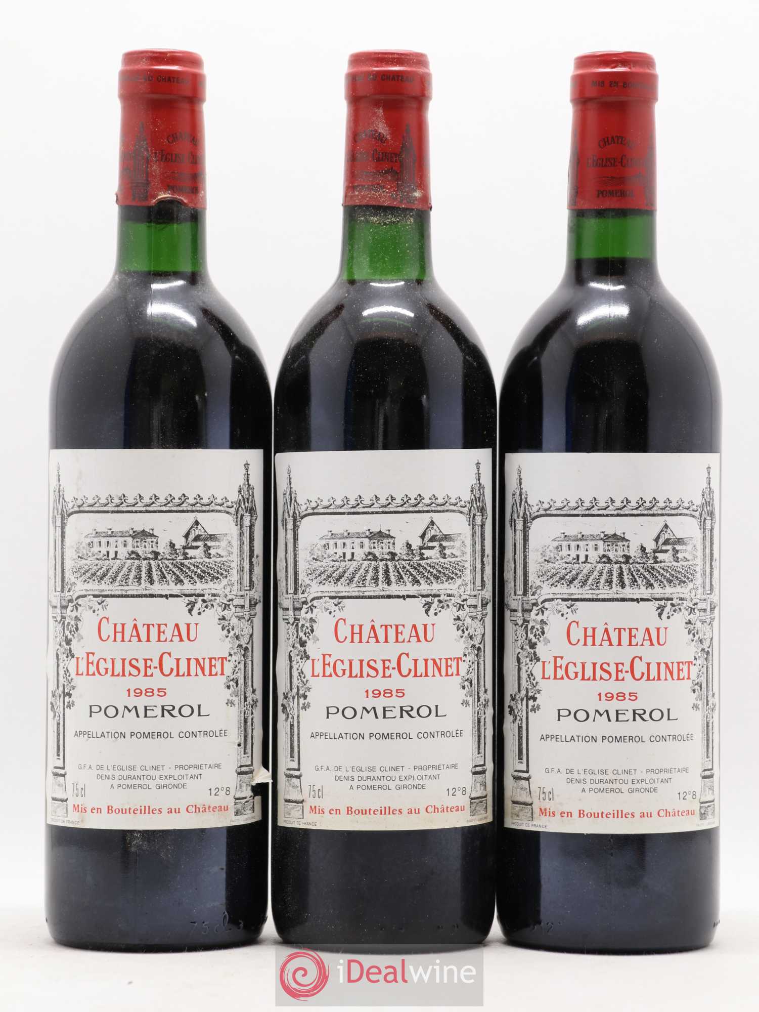 Château l' Église Clinet 1985 - Lot de 6 bouteilles - 1