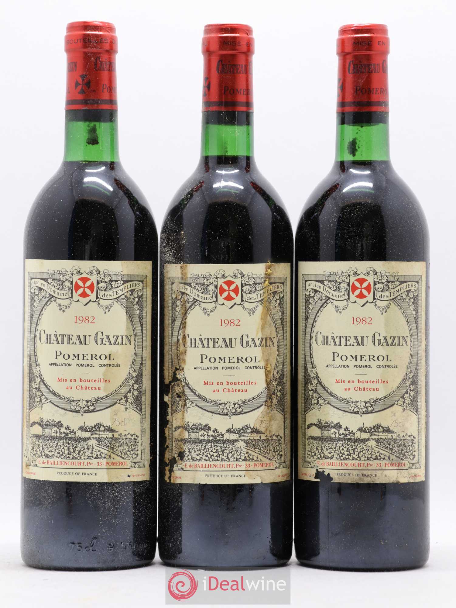 Château Gazin 1982 - Lot de 12 bouteilles - 2